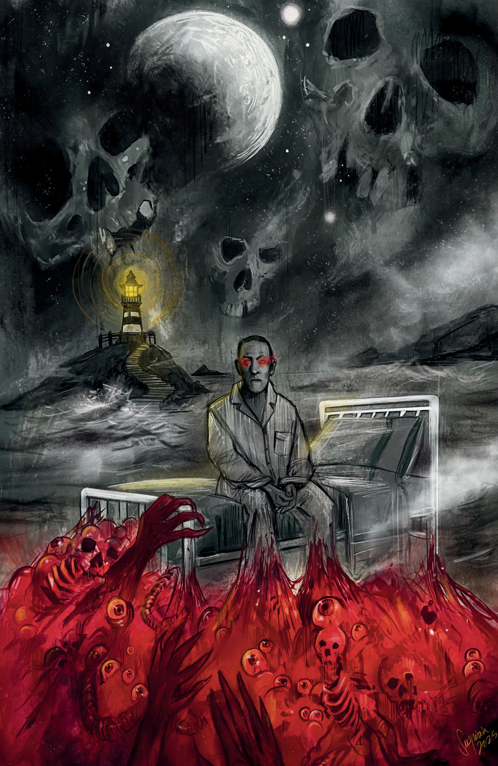 Weekly Pull list - The Last Day of H.P. Lovecraft #1 F 1:20 INCV BOOM 20th Anniversary Variant (Full Art, Vilchez)