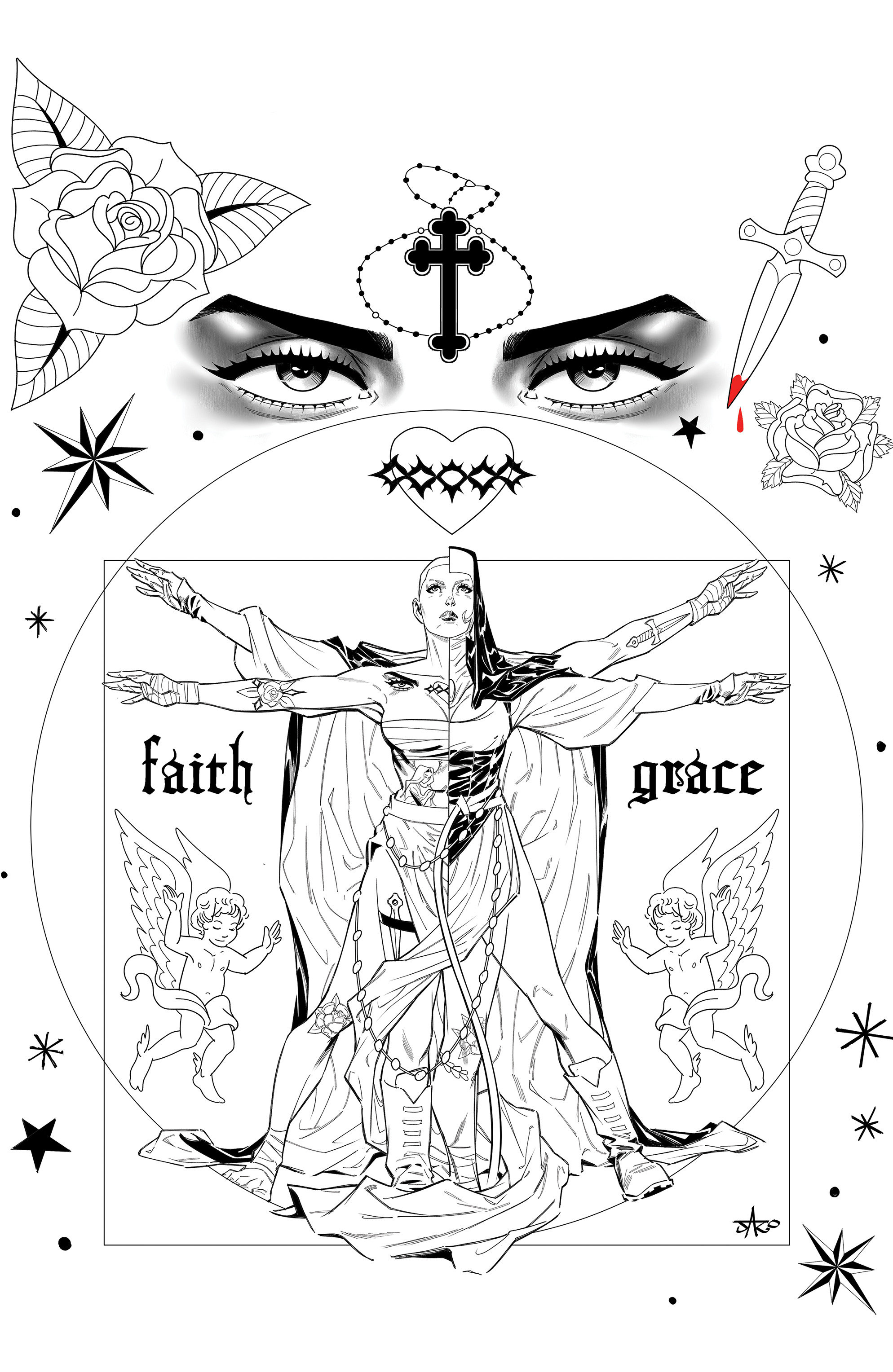 Marian Heretic #3 F Unlimited Variant (Full Art, Inks, Jaro)