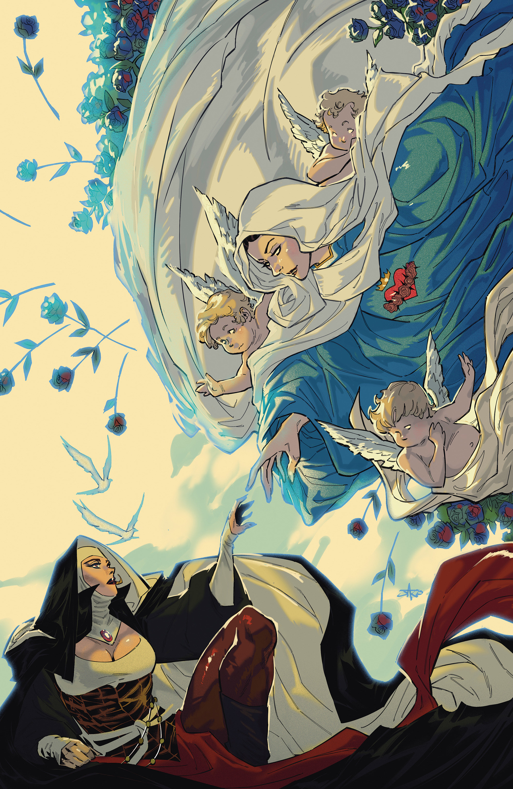 Marian Heretic #4 D Unlimited Variant (Full Art, Jaro)