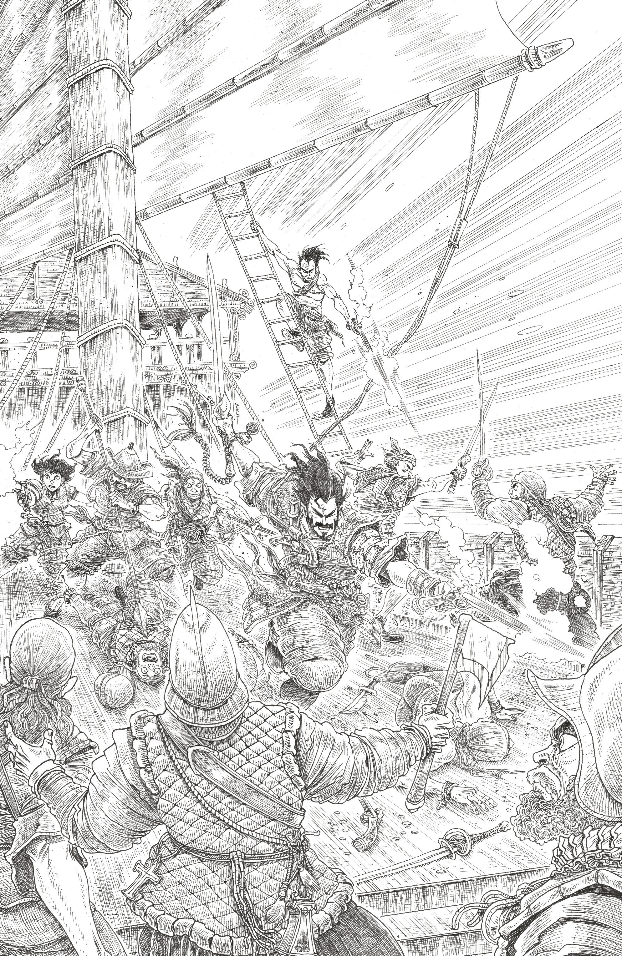 BRZRKR: The Bleeding Tide #1 H 1:25 INCV (Full Art, Stokoe)