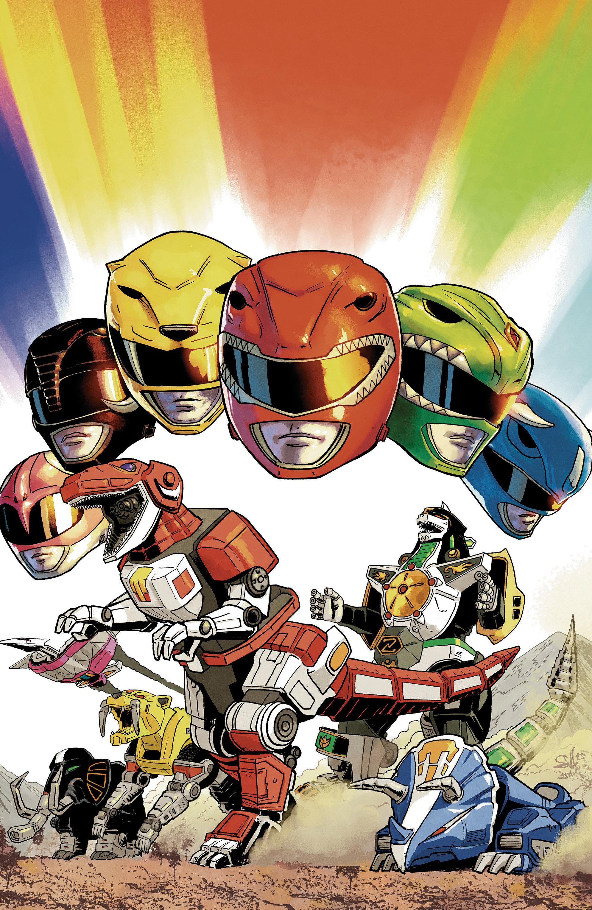 Weekly Pull list - Mighty Morphin Power Rangers: Zord Quest #1 E 1:15 INCV (Full Art, Von Gorman)