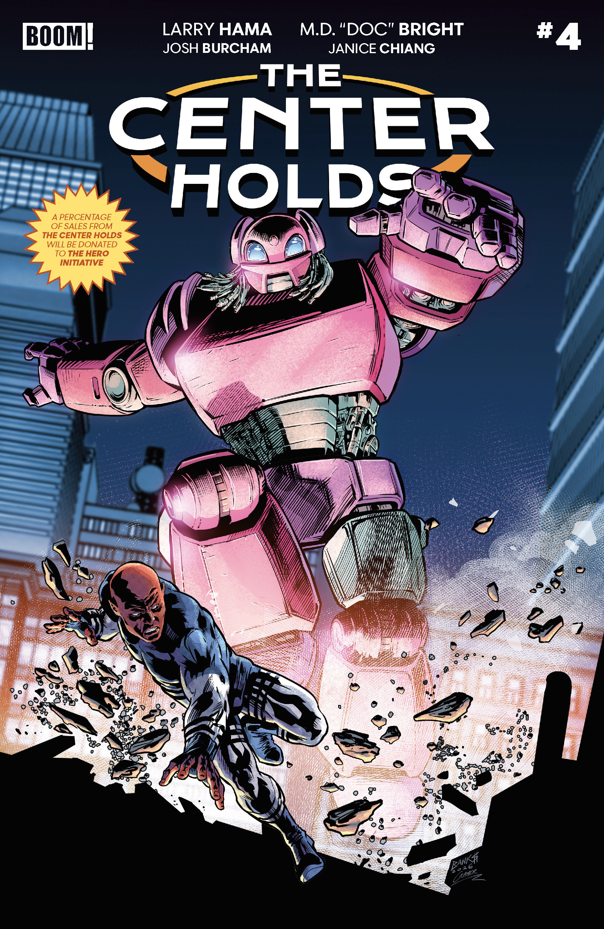 The Center Holds #4 B Variant (Dressed, Banks)