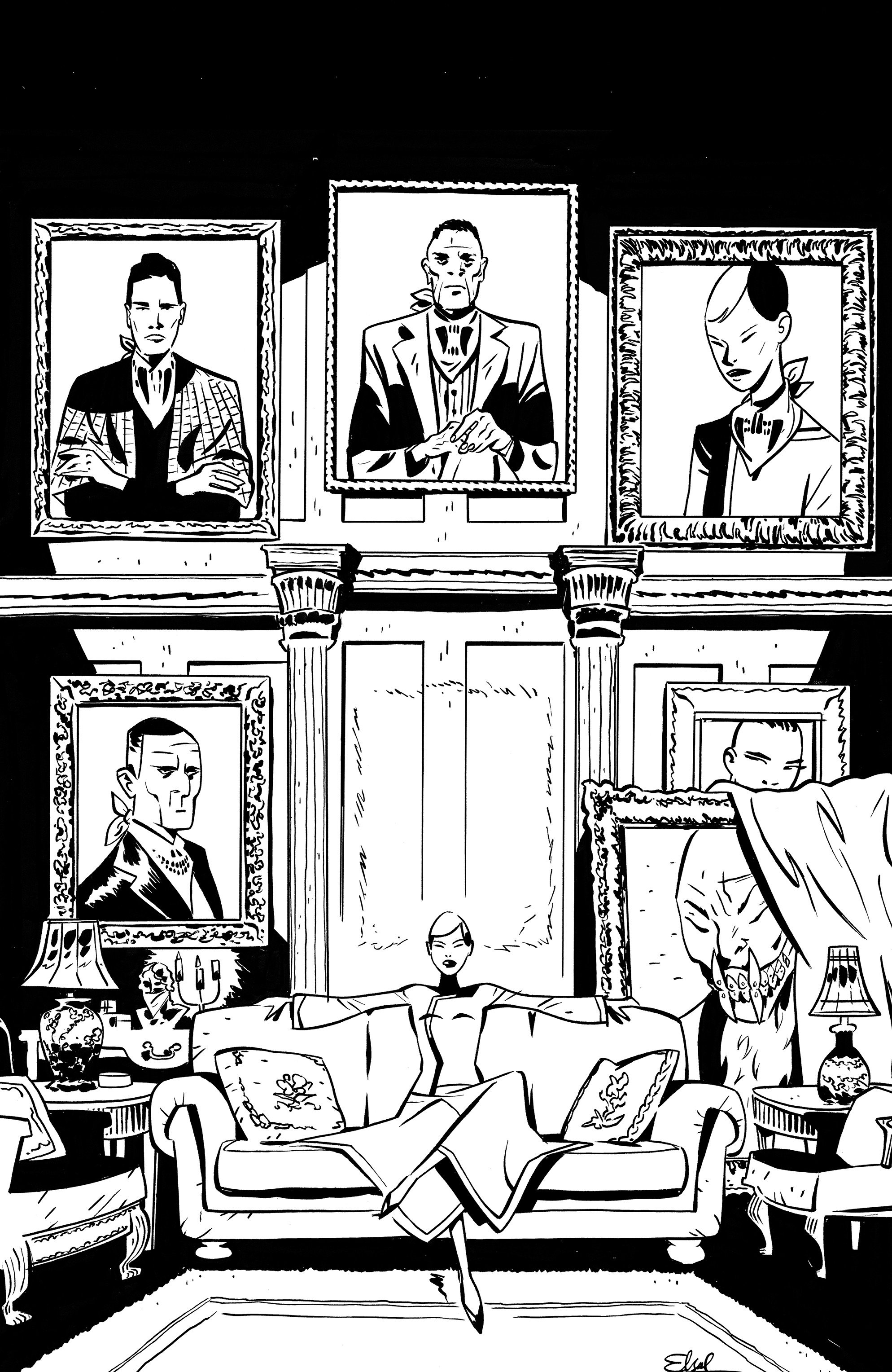 Fall of the House of Slaughter #1 D 1:10 INCV (Full Art, Charretier)