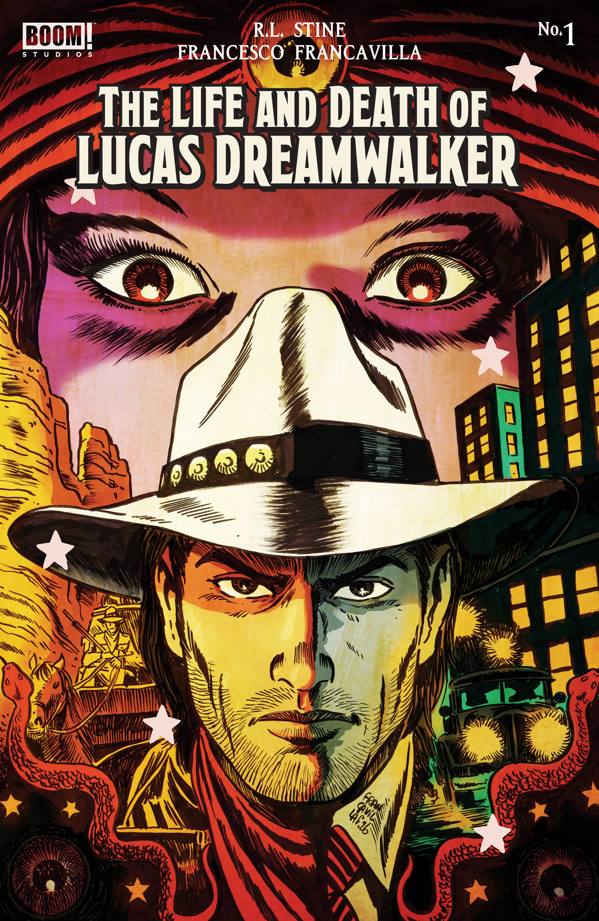 The Life And Death Of Lucas Dreamwalker #1 A Main (Dressed, Francavilla)