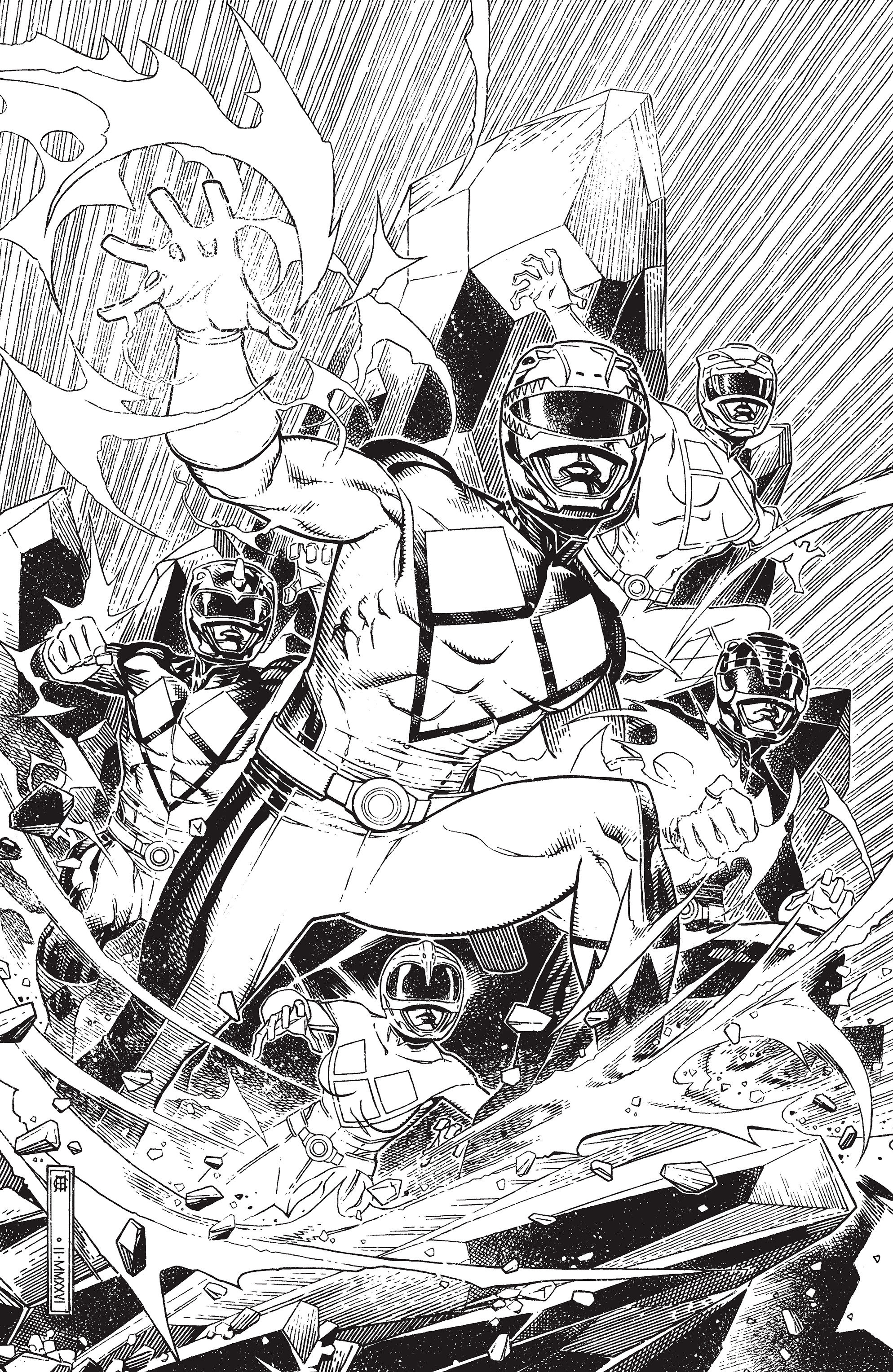 Mighty Morphin Power Rangers (2026) #1 I 1 in 50 Variant Edition Variant (Full Art, Cheung)