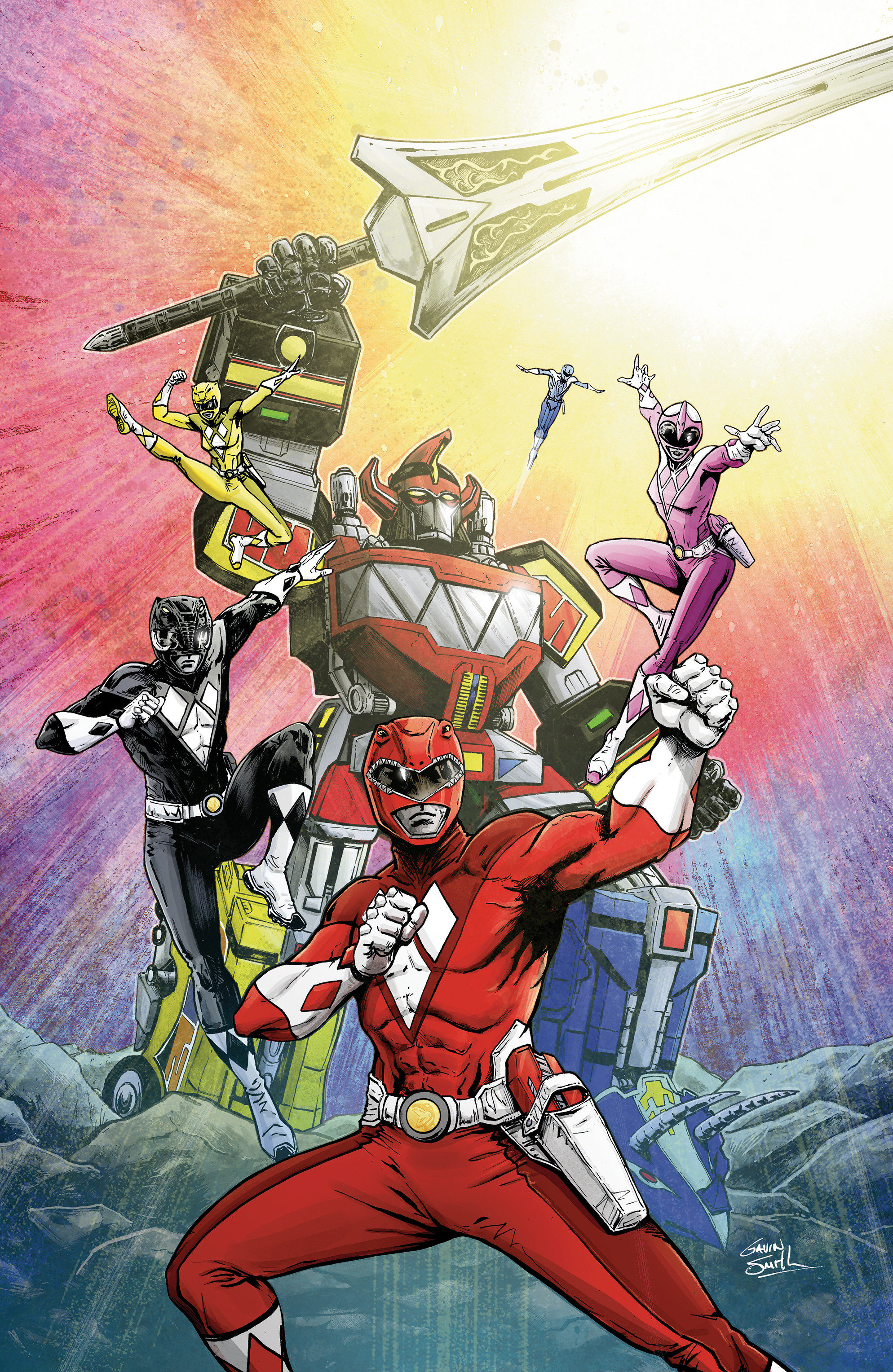Mighty Morphin Power Rangers (2026) #2 I 1 in 50 Variant Edition (Full Art, Smith)