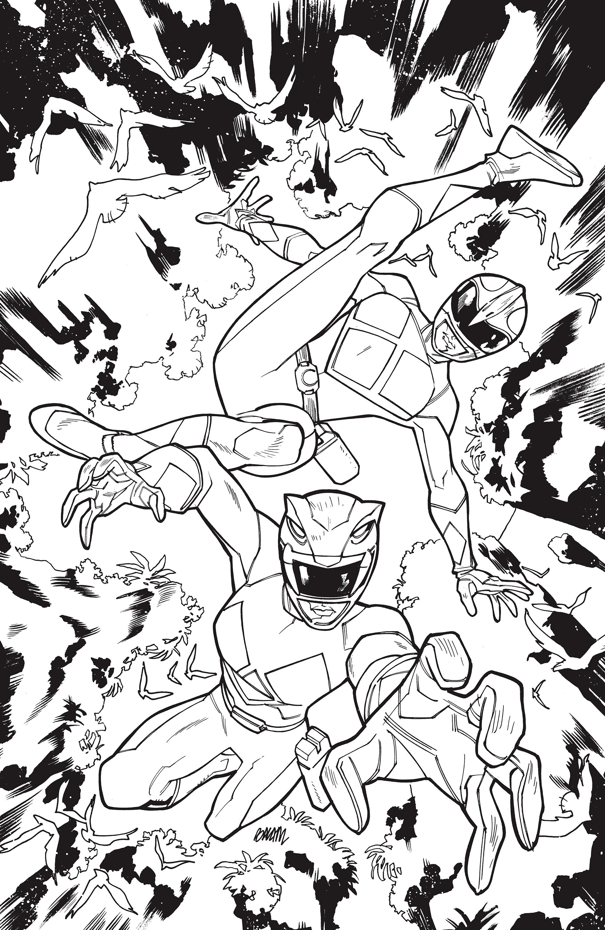 Mighty Morphin Power Rangers (2026) #3 H 1 in 25 Variant Edition Variant (Full Art, Balám)