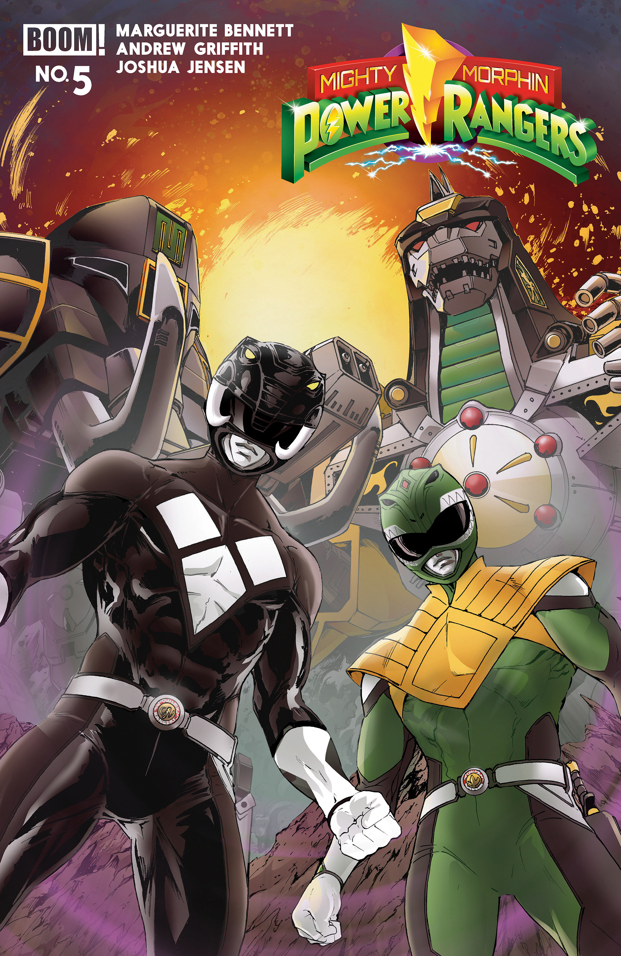 Mighty Morphin Power Rangers (2026) #5 B Variant (Dressed, Griffith)
