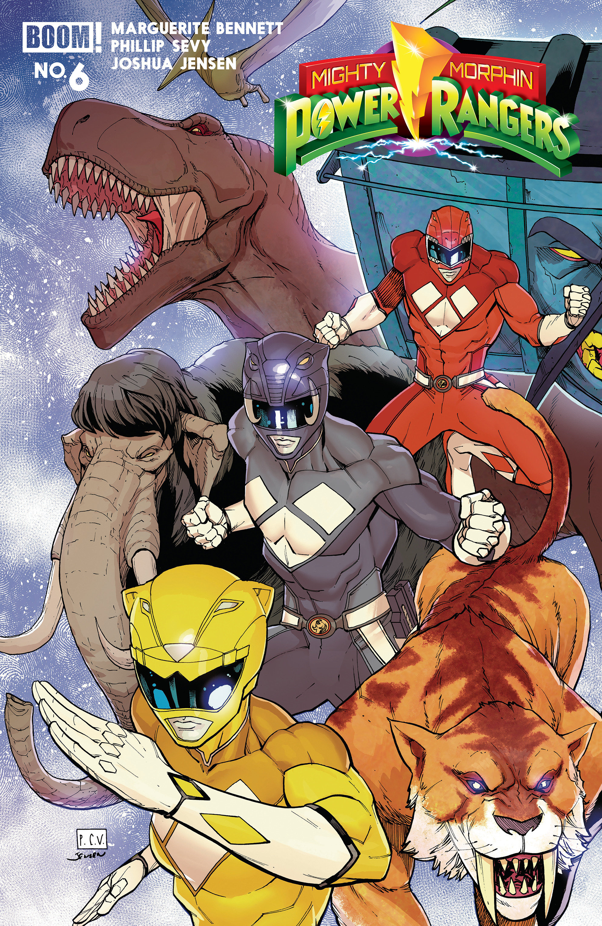 Mighty Morphin Power Rangers (2026) #6 B Variant (Dressed, Sevy)