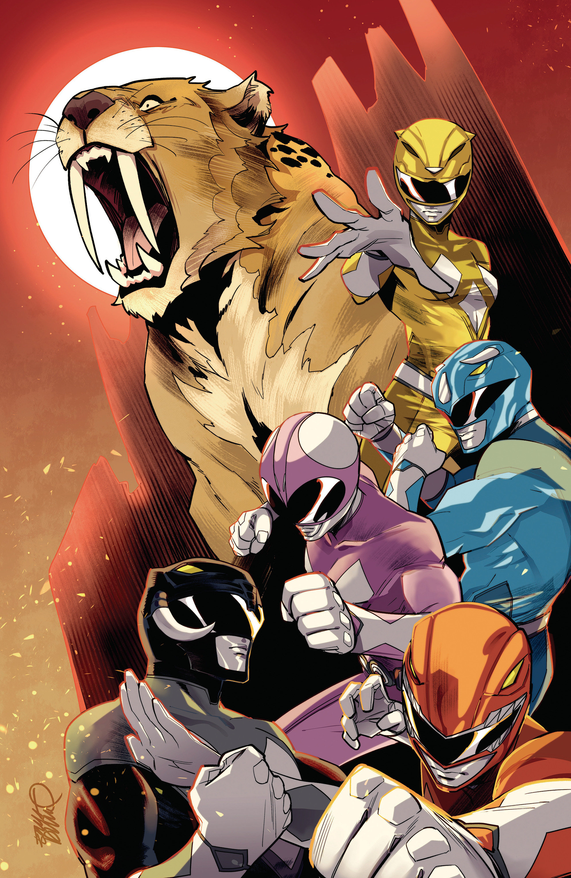 Mighty Morphin Power Rangers (2026) #7 G 1:20 Variant Edition Variant (Full Art, D'urso)