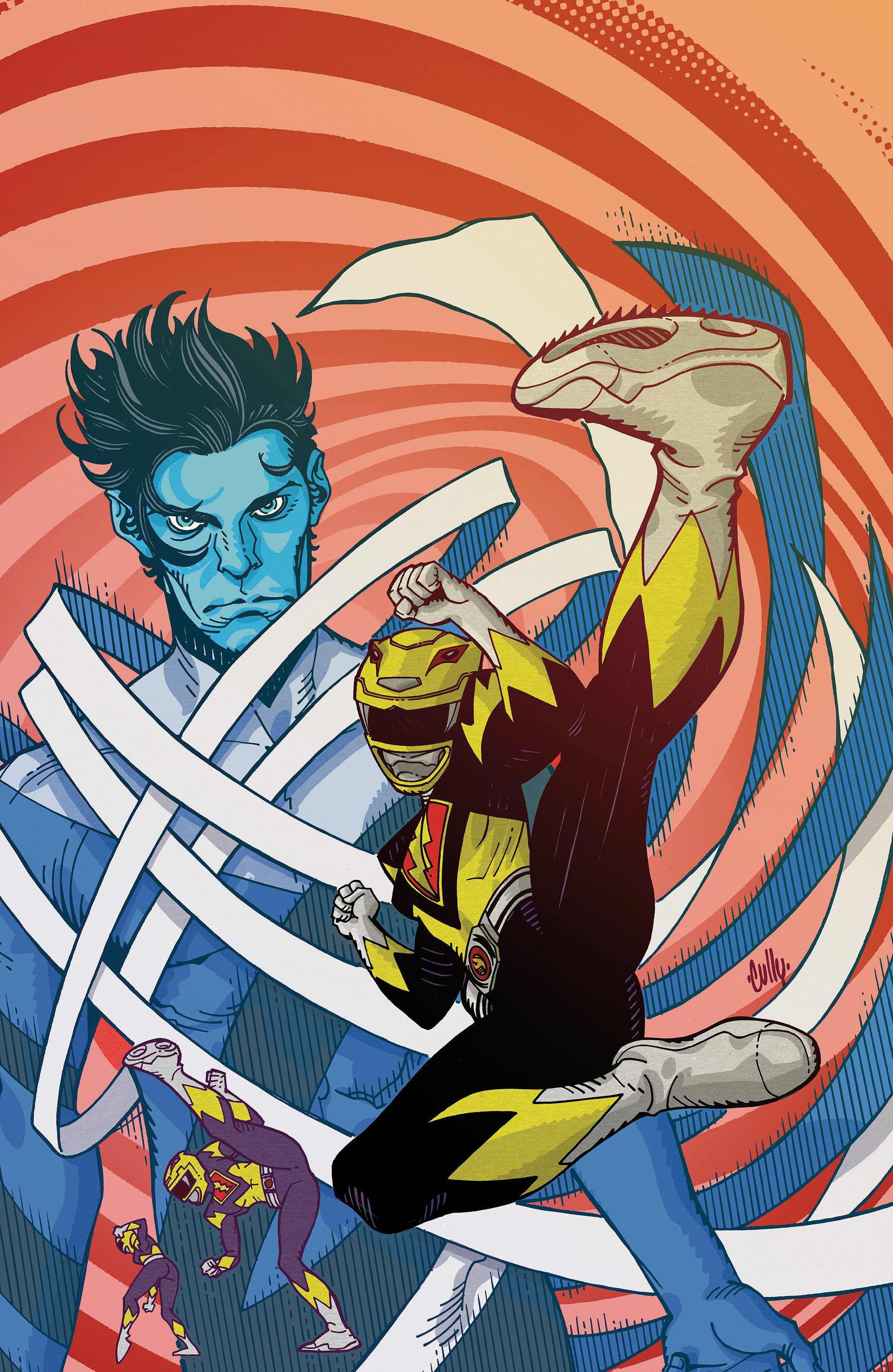 Power Rangers Unlimited #1 F 1 in 10 Variant Edition Foil Variant (Full Art, Foil, Hamner)