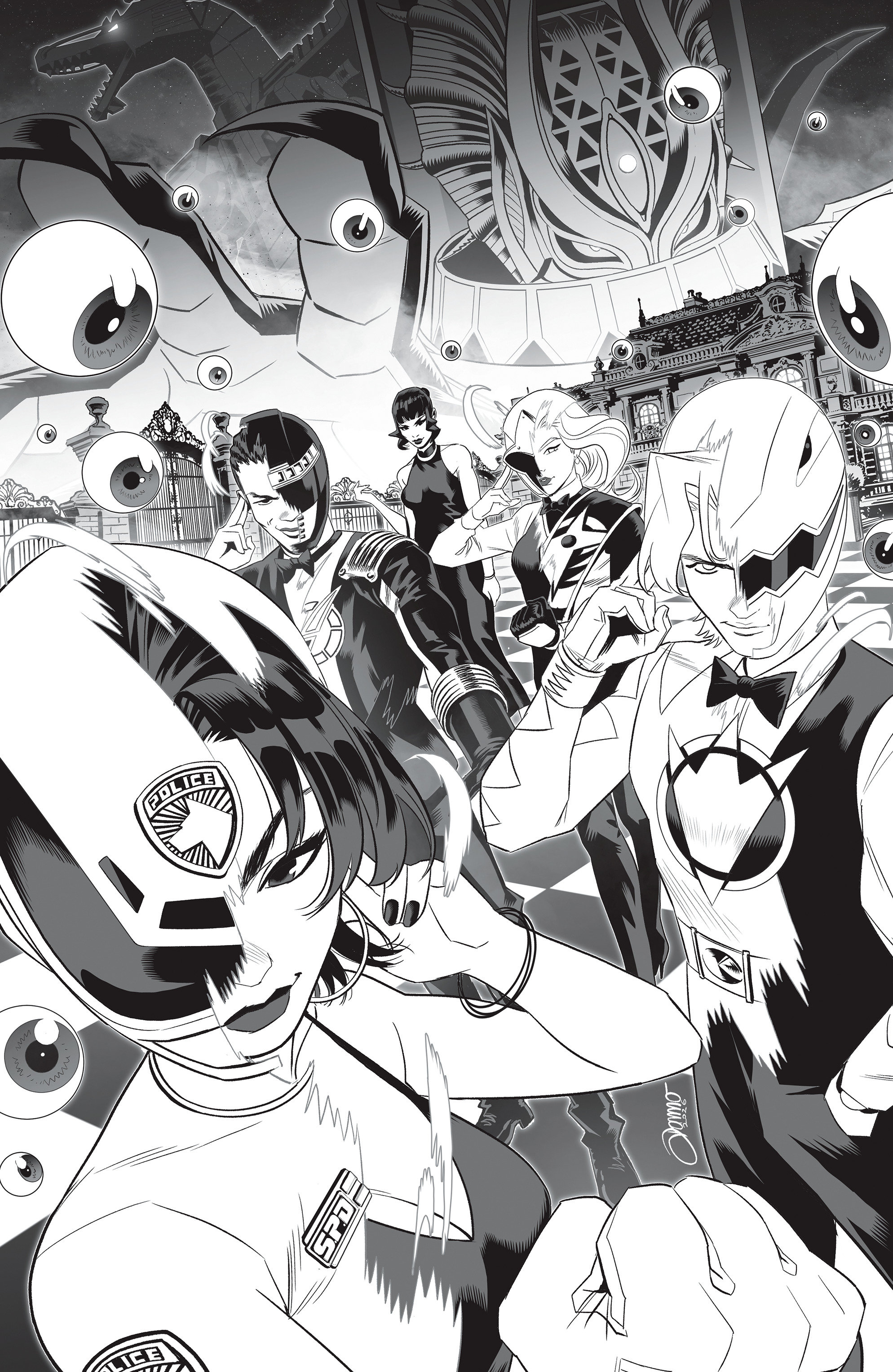 Power Rangers Unlimited #3 J Unlimited Variant (Full Art, Zonno)