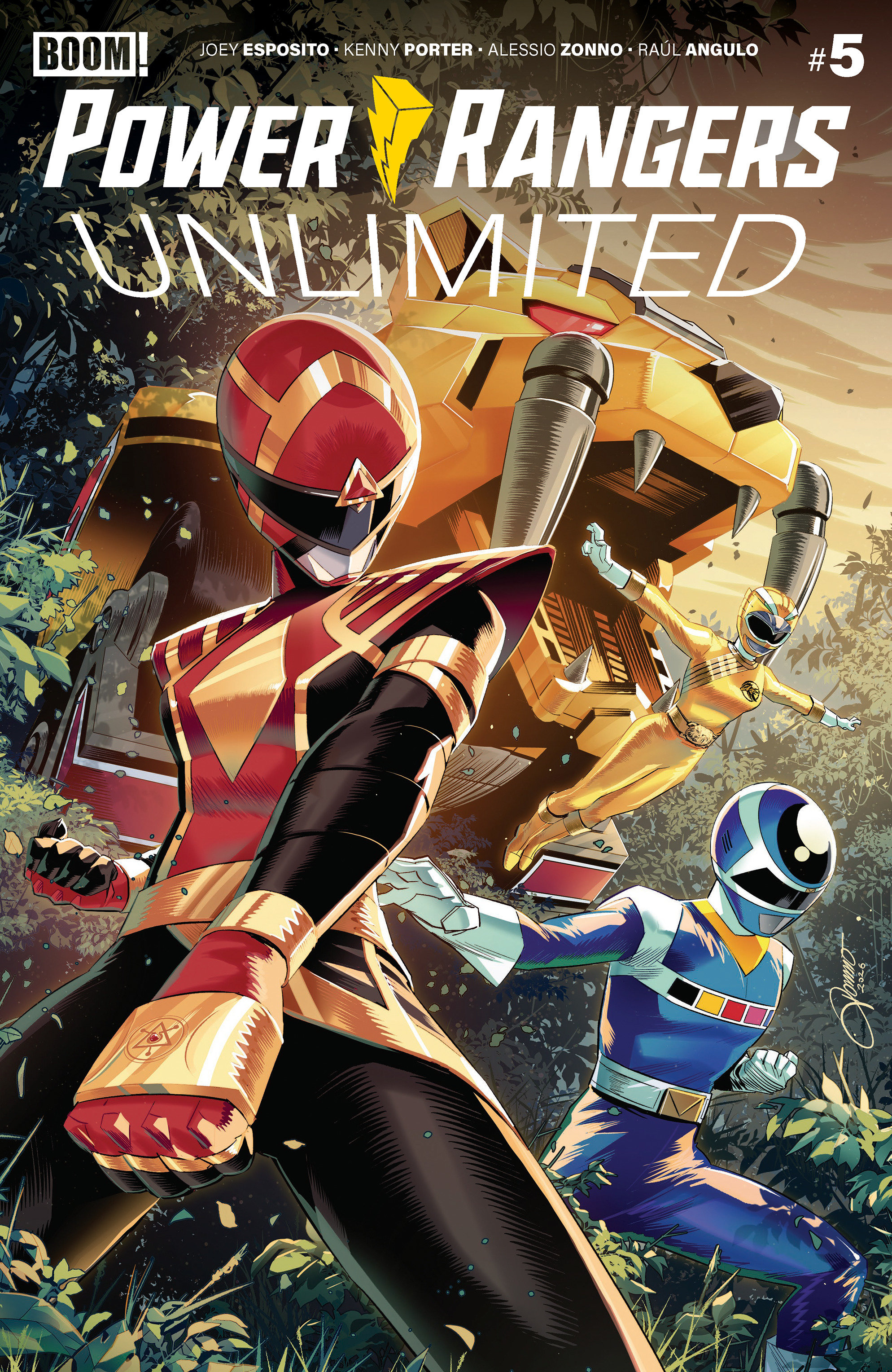 Power Rangers Unlimited #5 A Main (Dressed, Zonno)