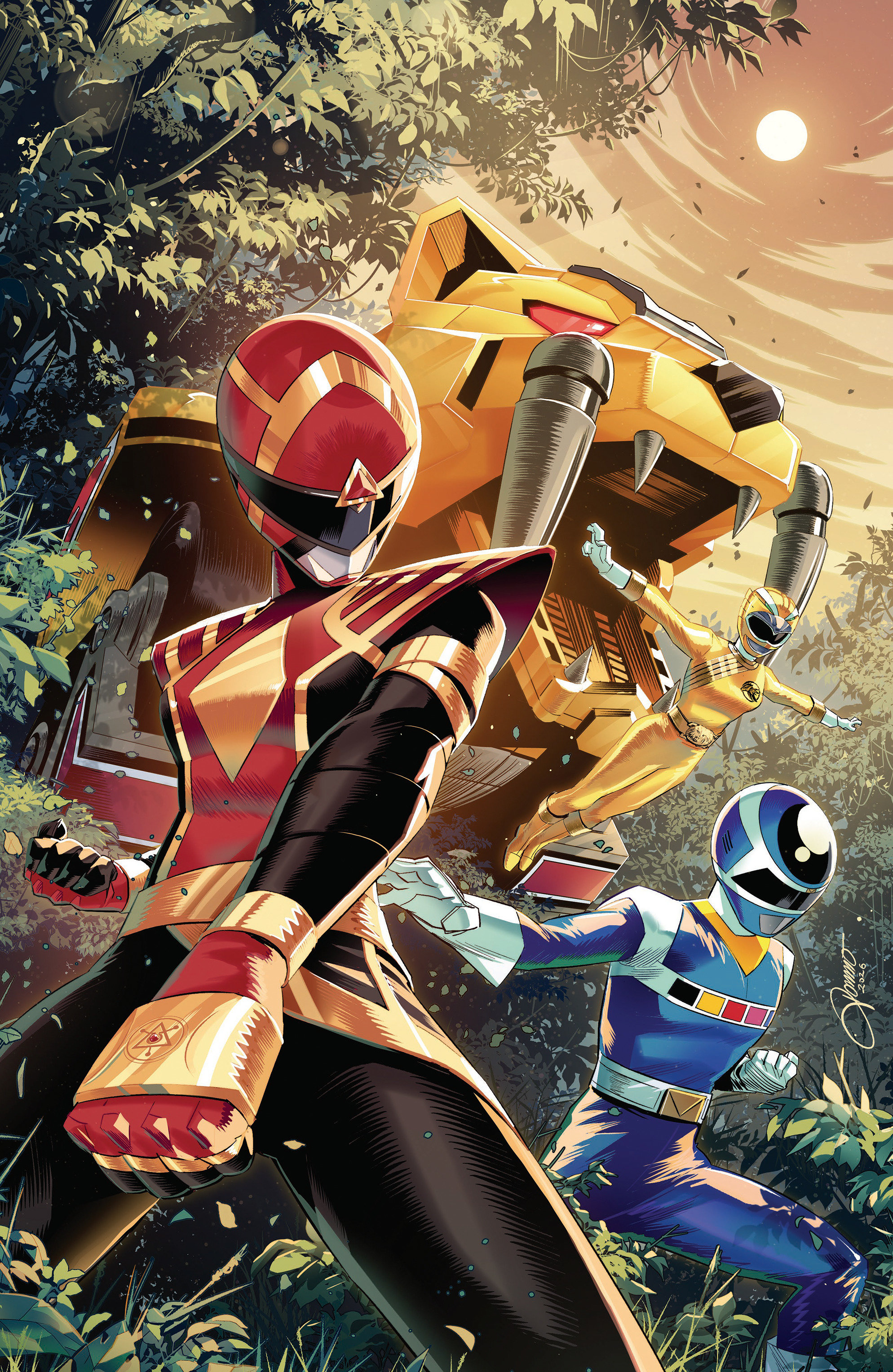 Power Rangers Unlimited #5 D Foil Variant (Full Art, Foil, Zonno)