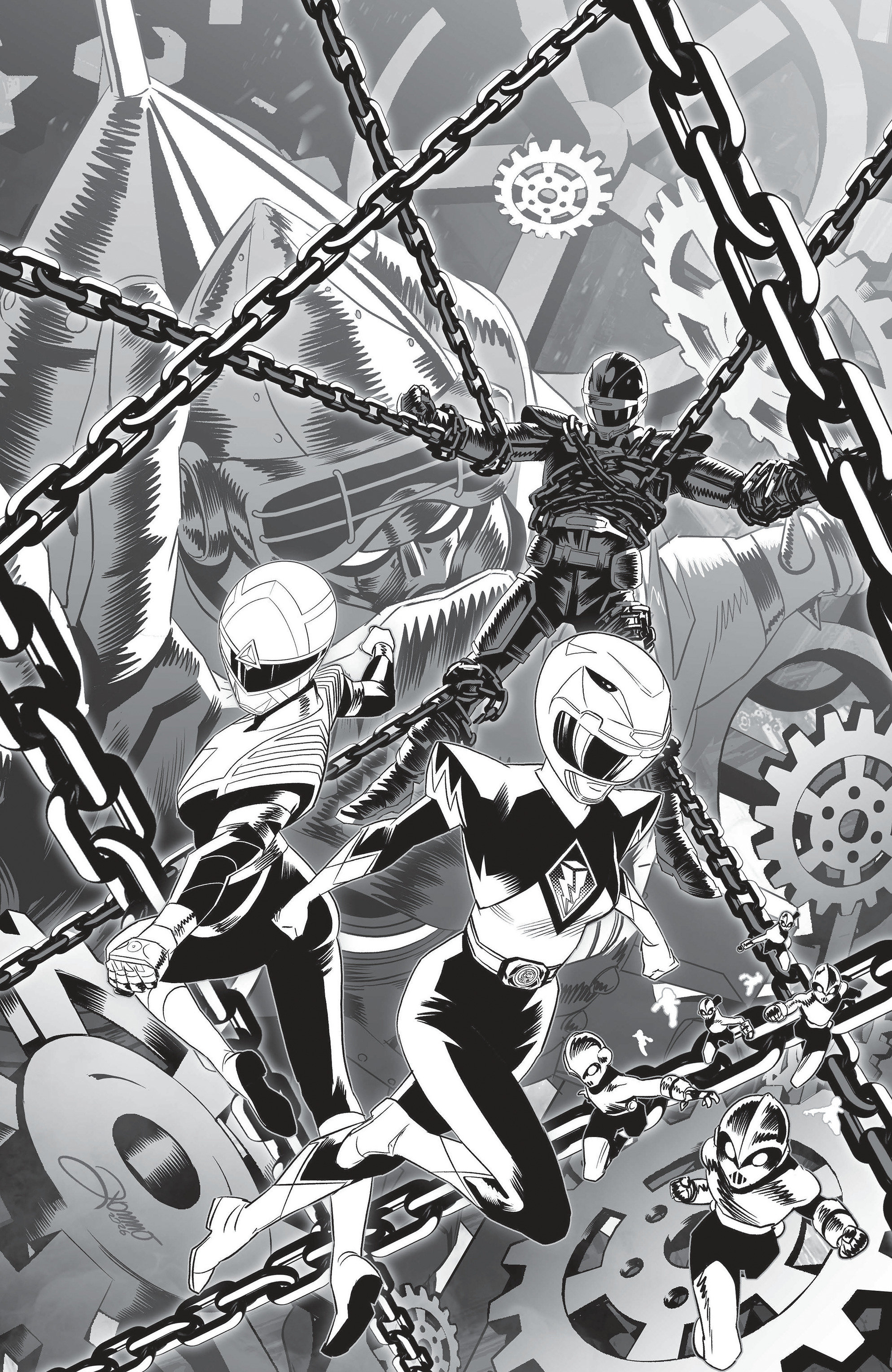 Power Rangers Unlimited #6 J Unlimited Variant (Full Art, Zonno)