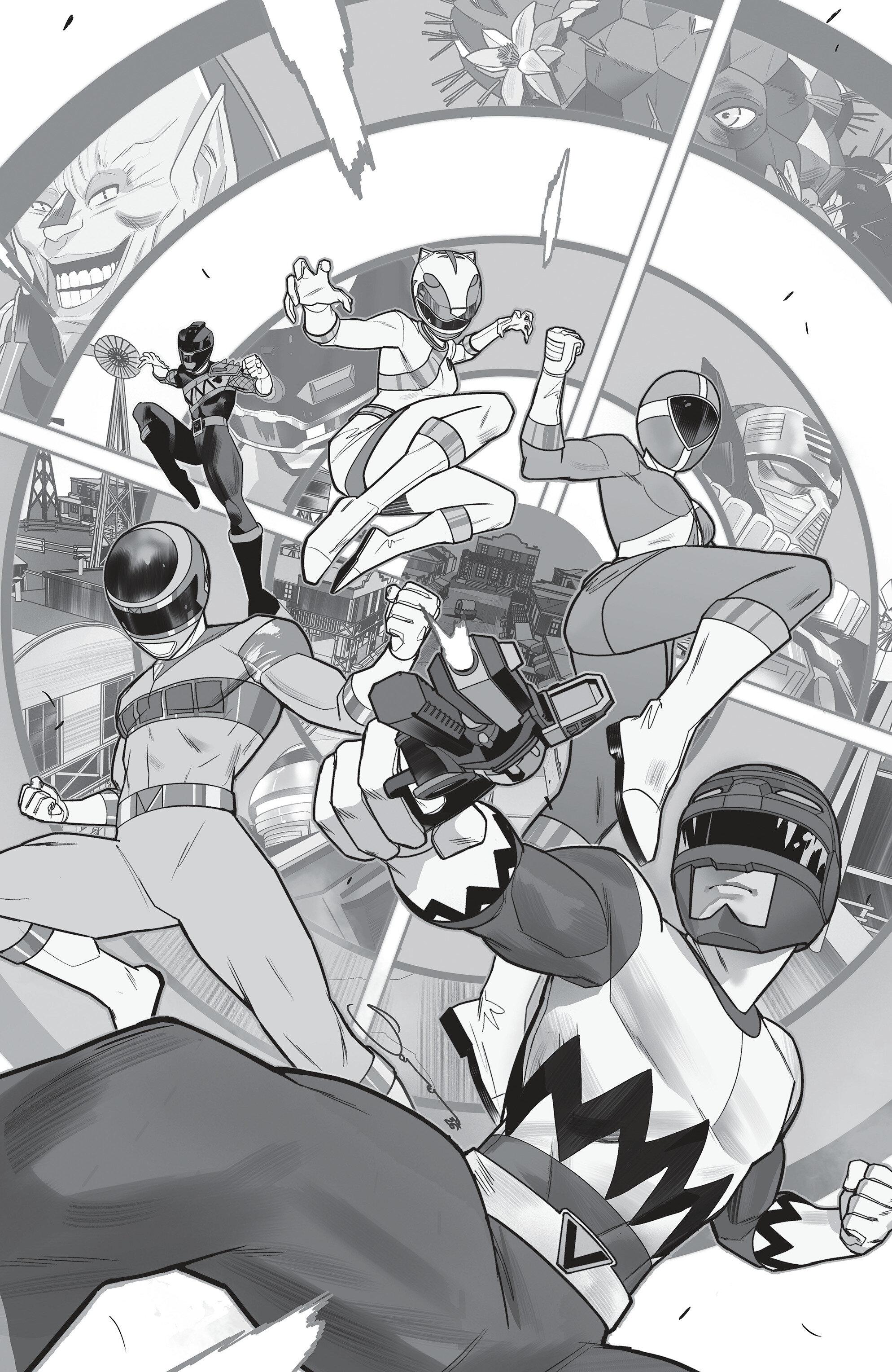 Power Rangers Unlimited #7 J Unlimited Variant (Full Art, Sorressa)