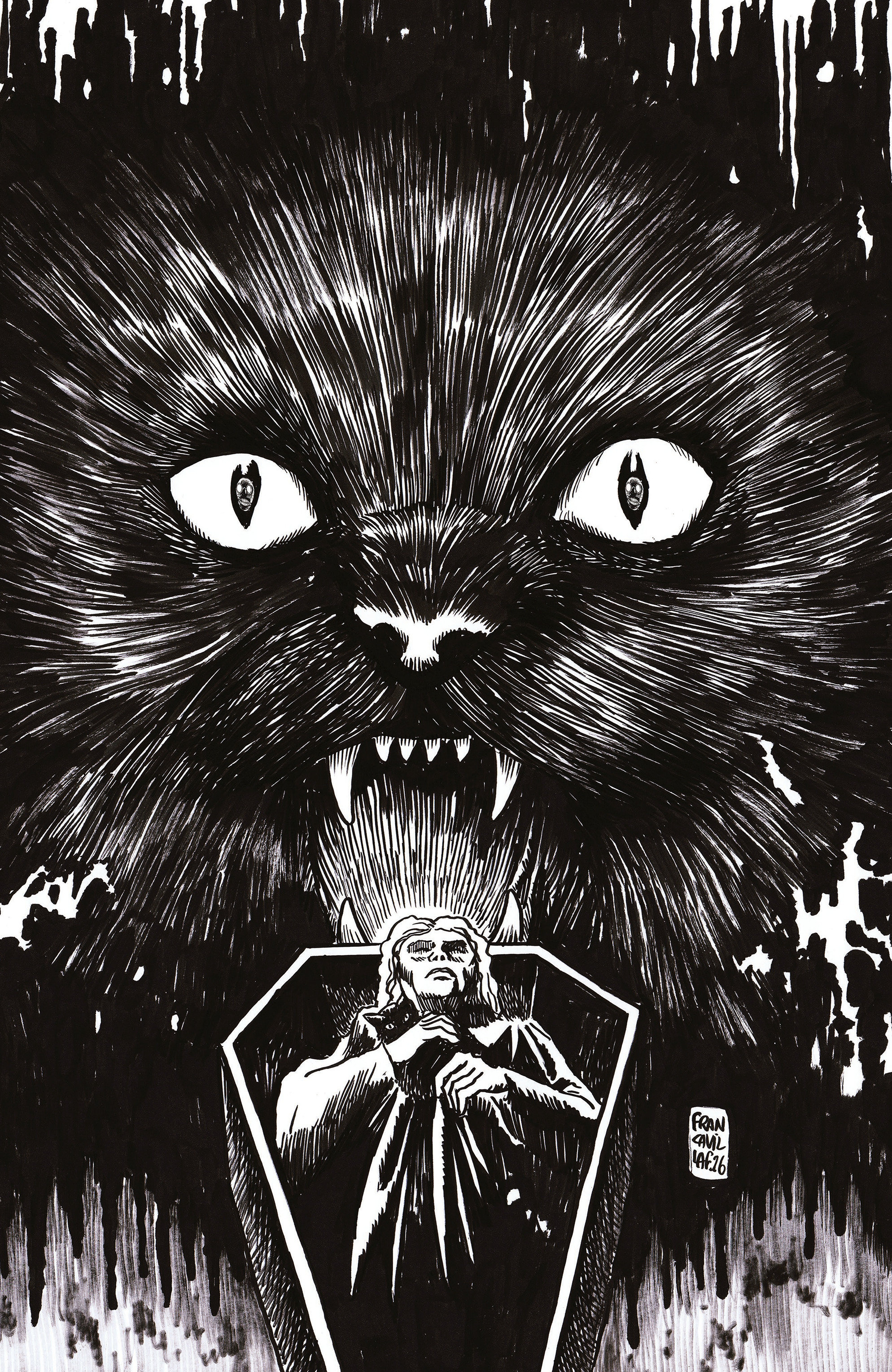 Stuff Of Nightmares: The Cat In The Coffin #1 I Unlimited Variant (Full Art, Francavilla)