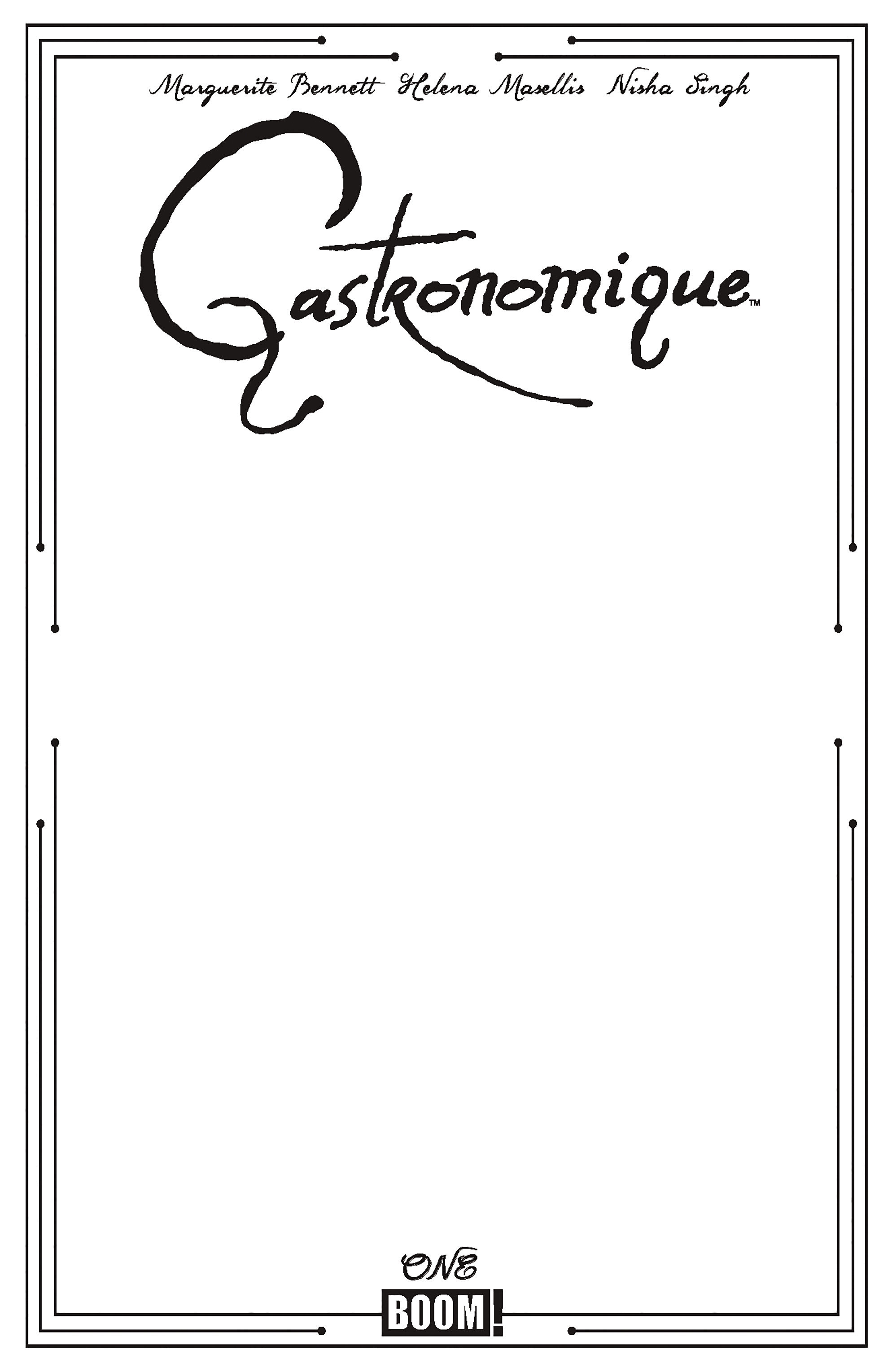 Gastronomique #1 D Blank Sketch Variant