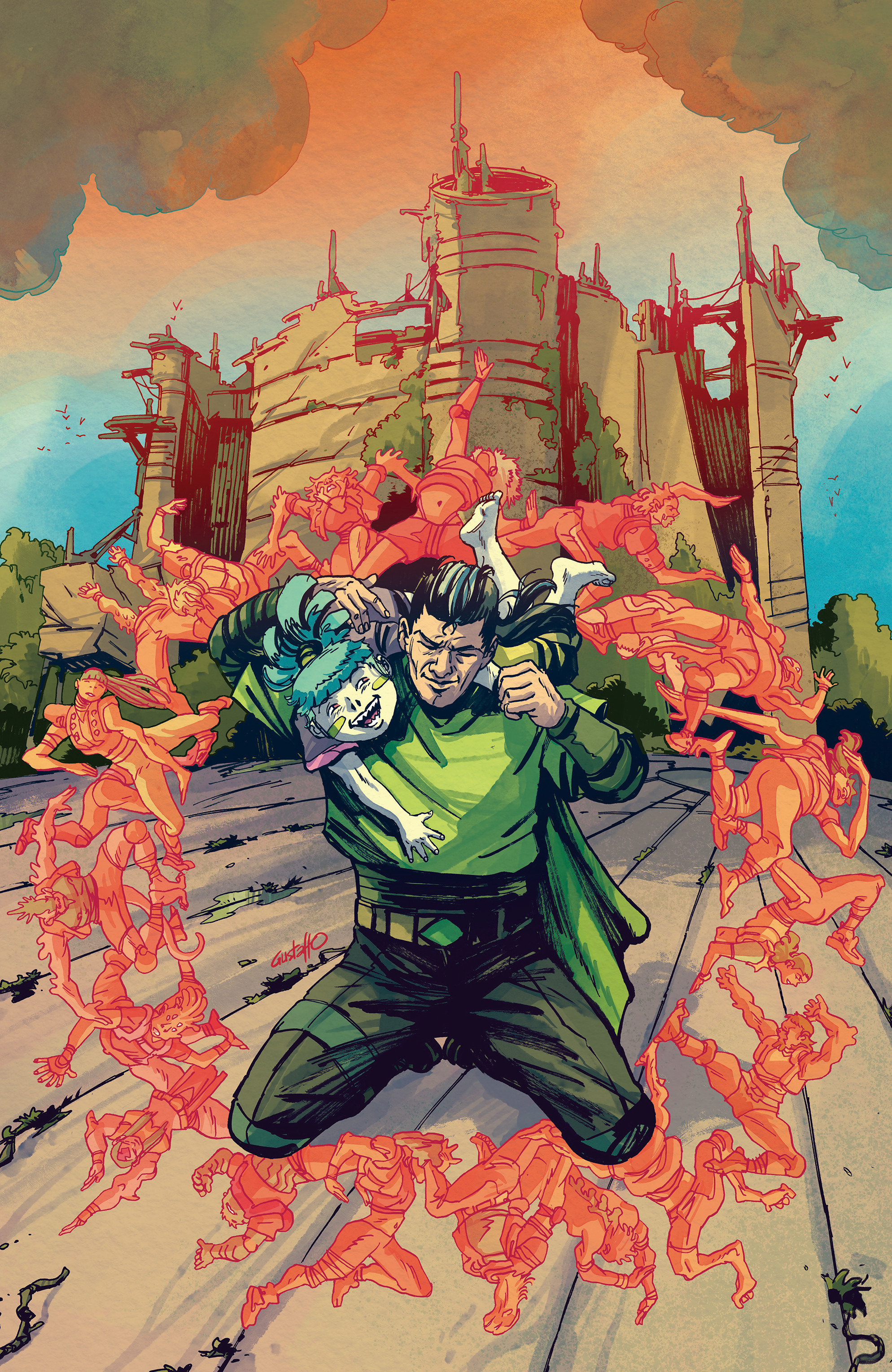 Power Rangers Green #4 E 1 in 10 Variant Edition Foil Variant (Full Art, Foil, Vargas)