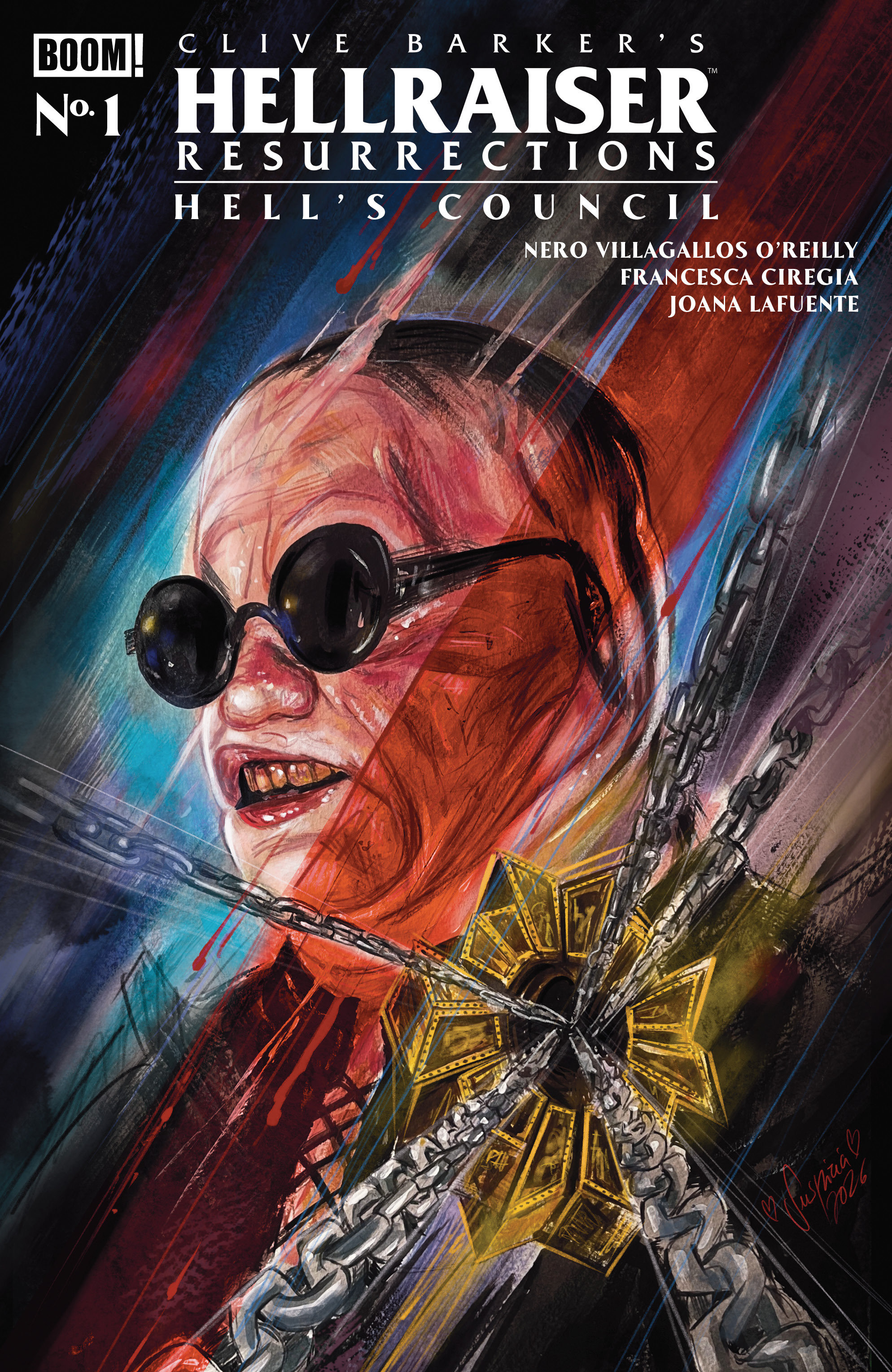 Hellraiser: Resurrections   Hell's Council #1 A Main (Dressed, Vilchez)