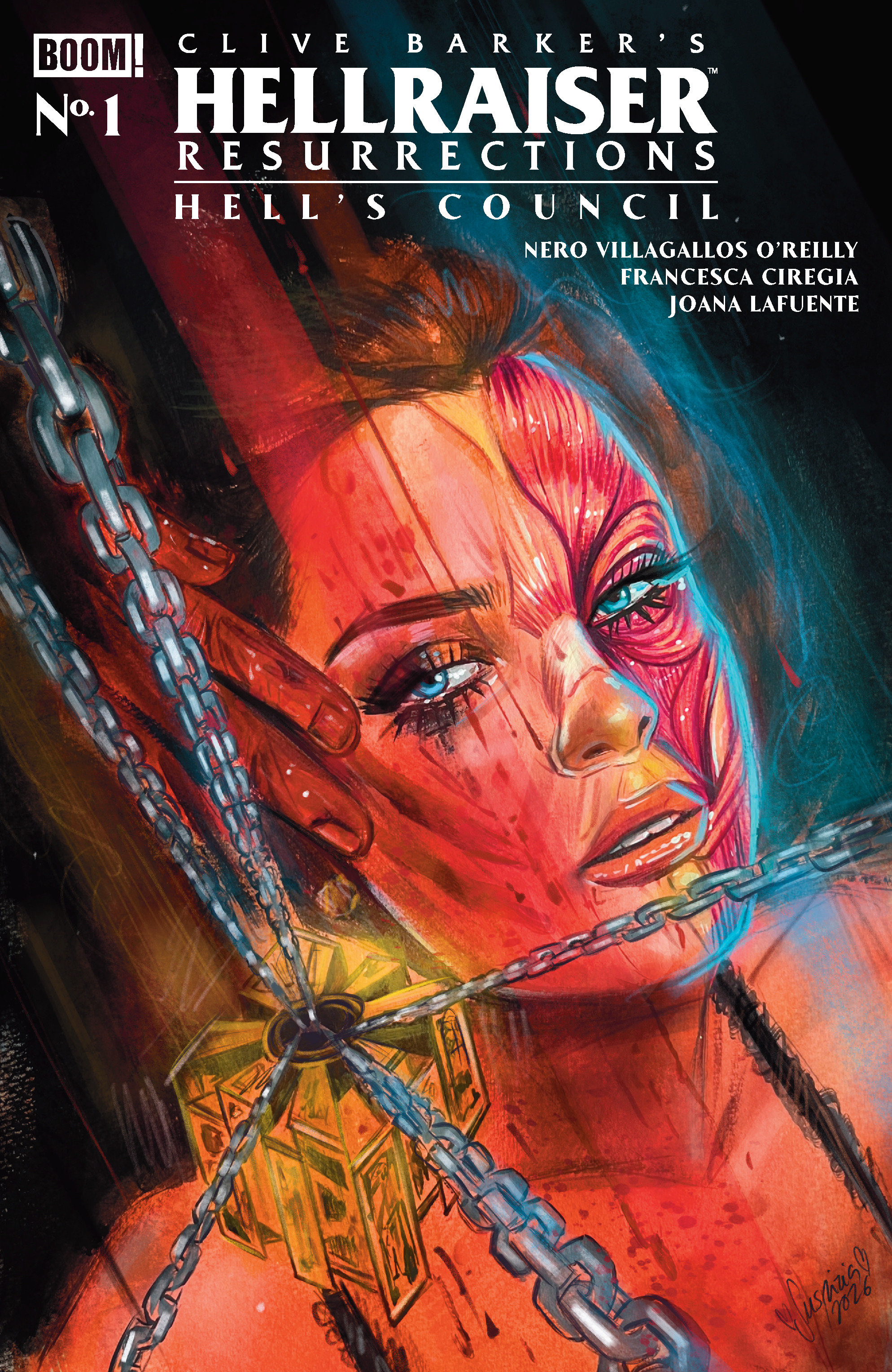 Hellraiser: Resurrections   Hell's Council #1 G Foc Reveal Variant (Dressed, Vilchez)