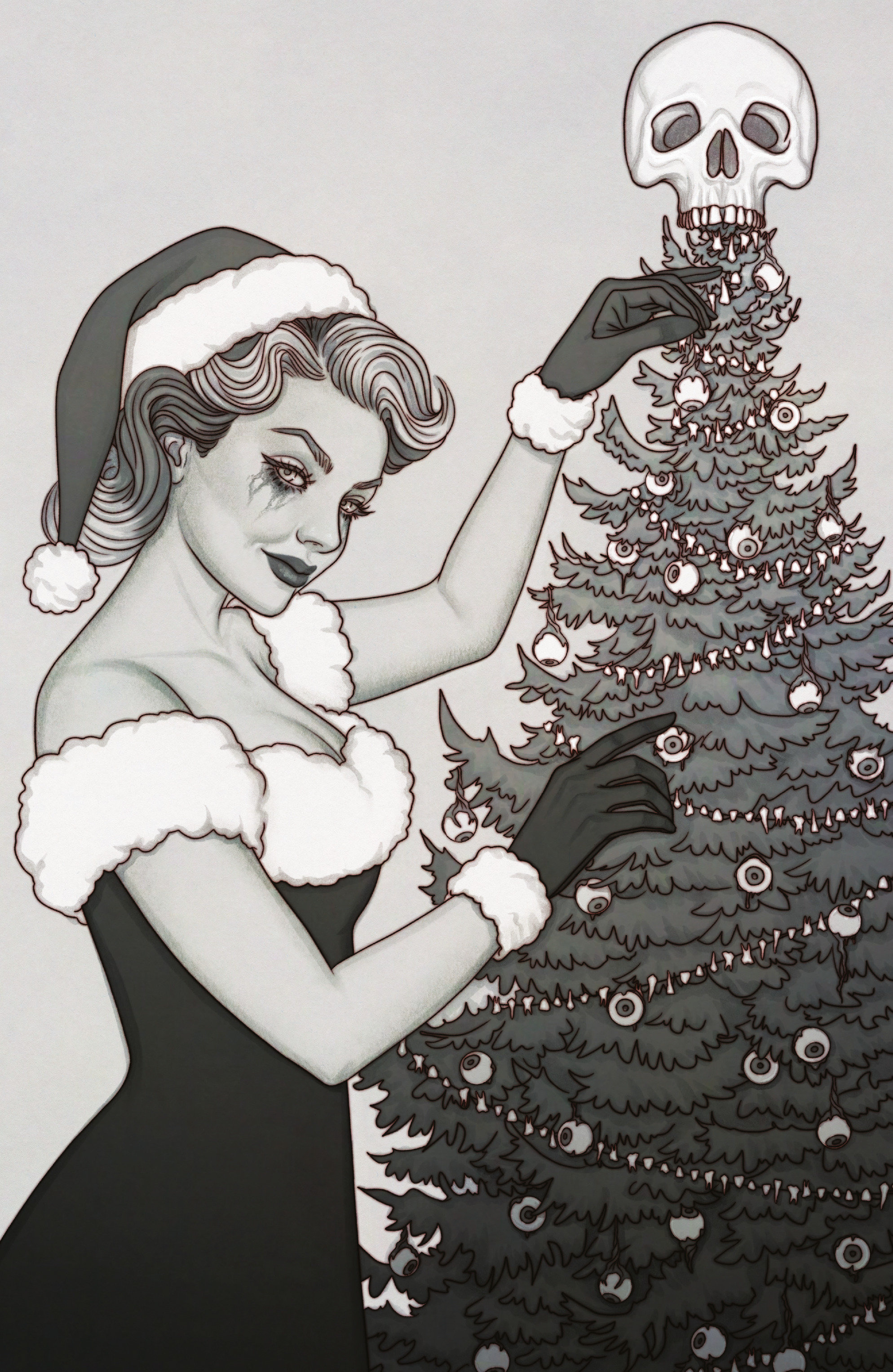 Christmas Darkness #1 C Glow In The Dark Variant (Full Art, Glow In The Dark, Frison)