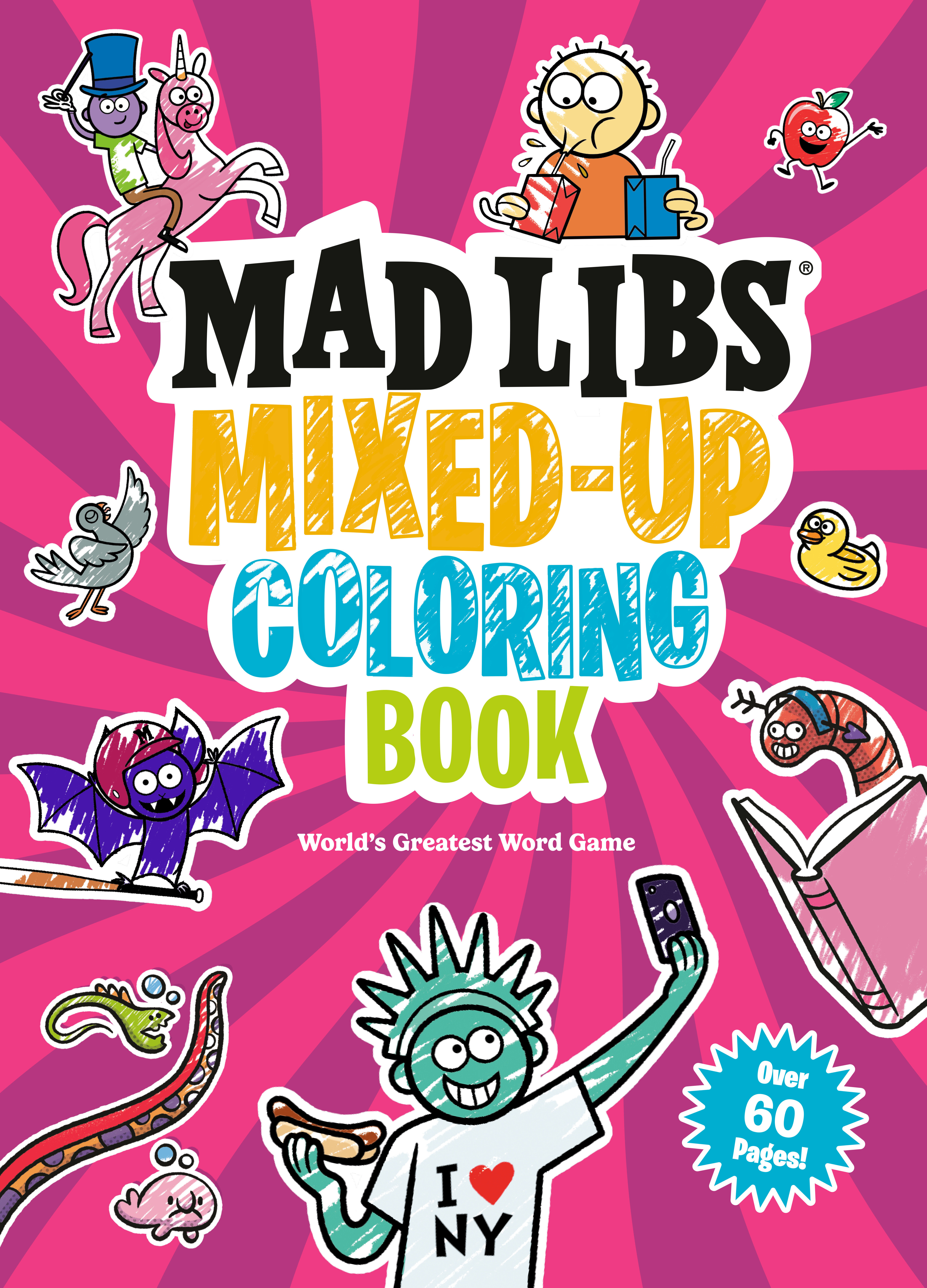 Mad Libs Mixed Up Coloring Book