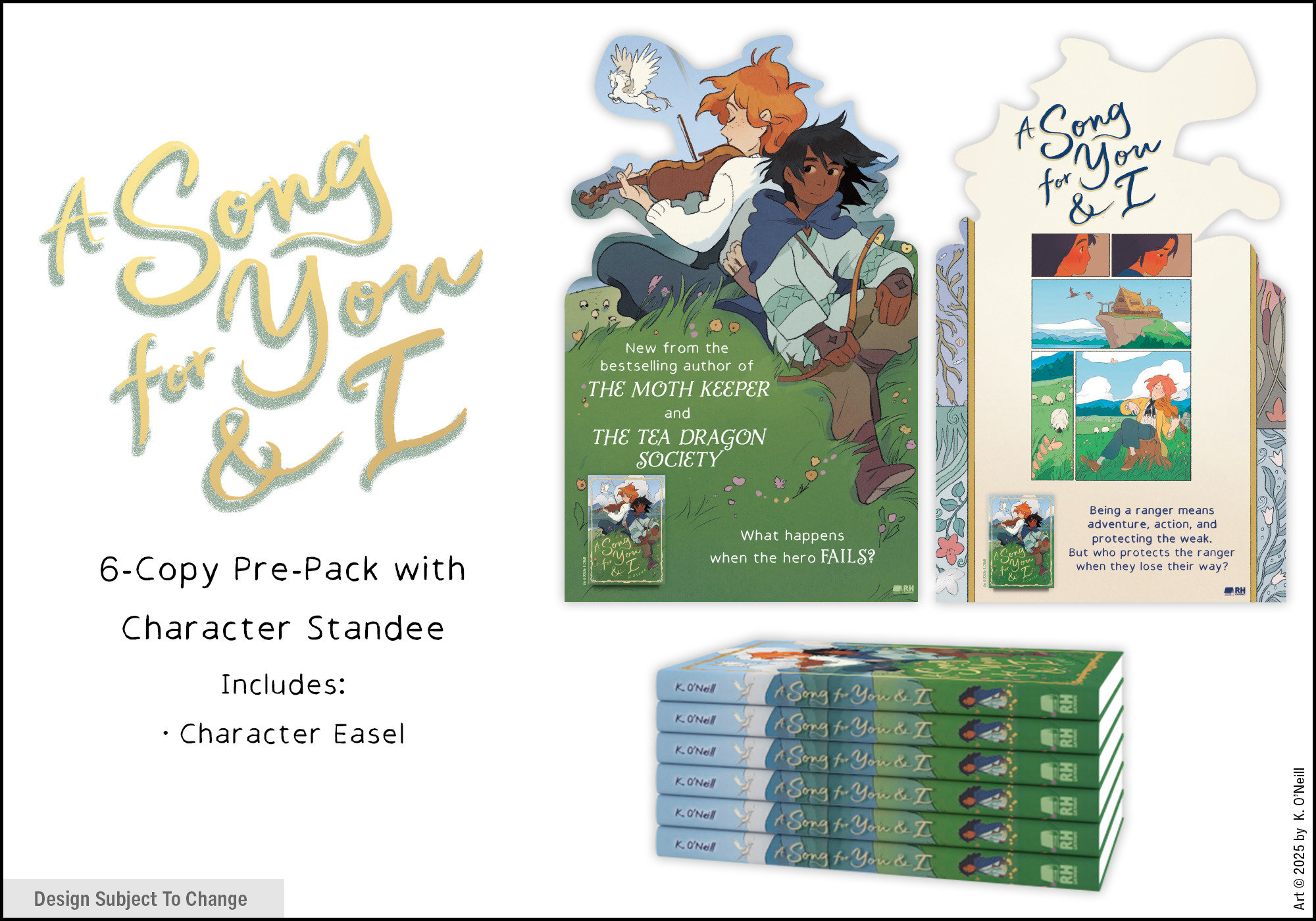 A Song For You And I Unsigned 6 Copy Pre Pack With Character Standee