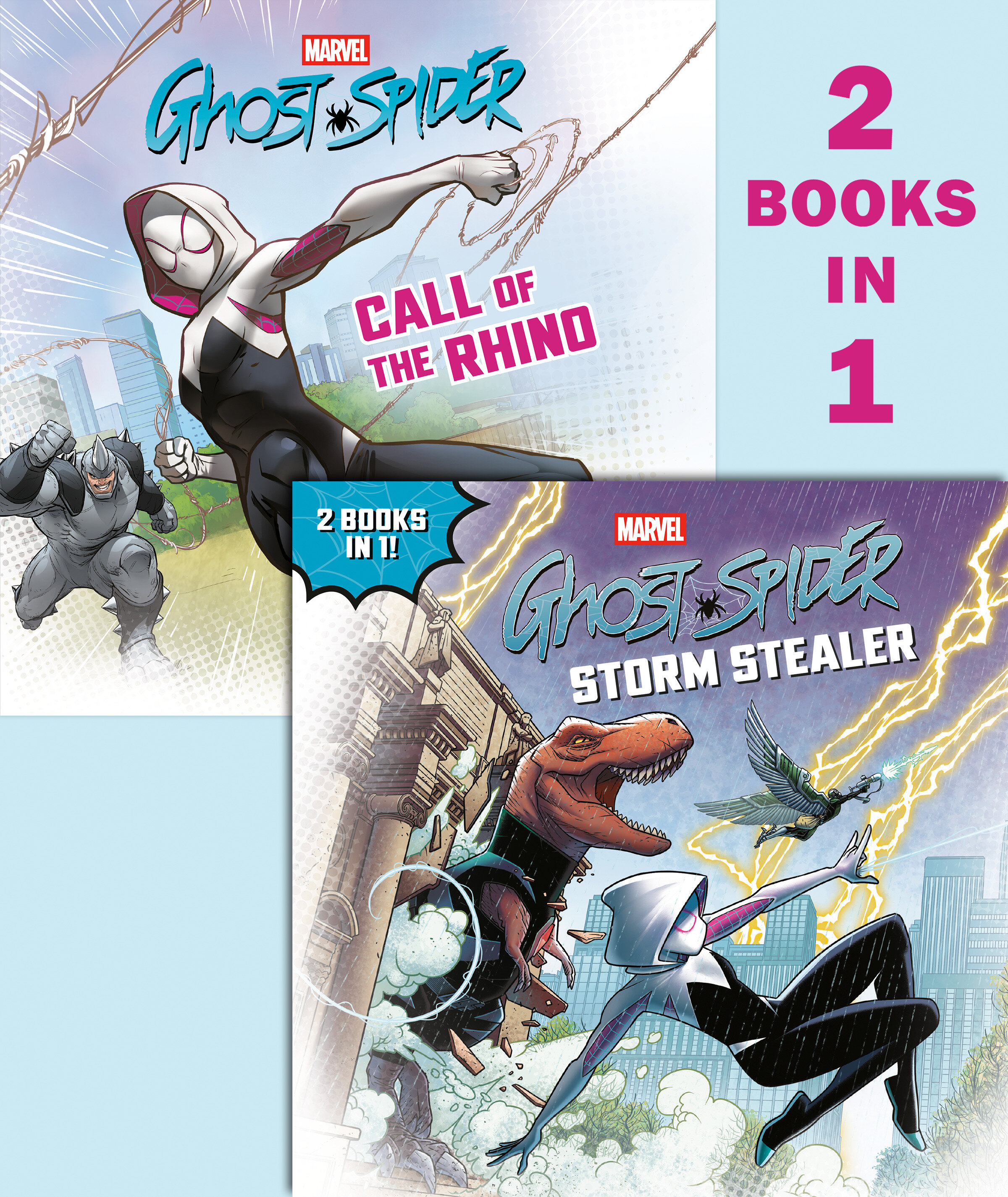 Ghost Spider 2 In 1: Storm Stealer/Call Of The Rhino (Marvel)
