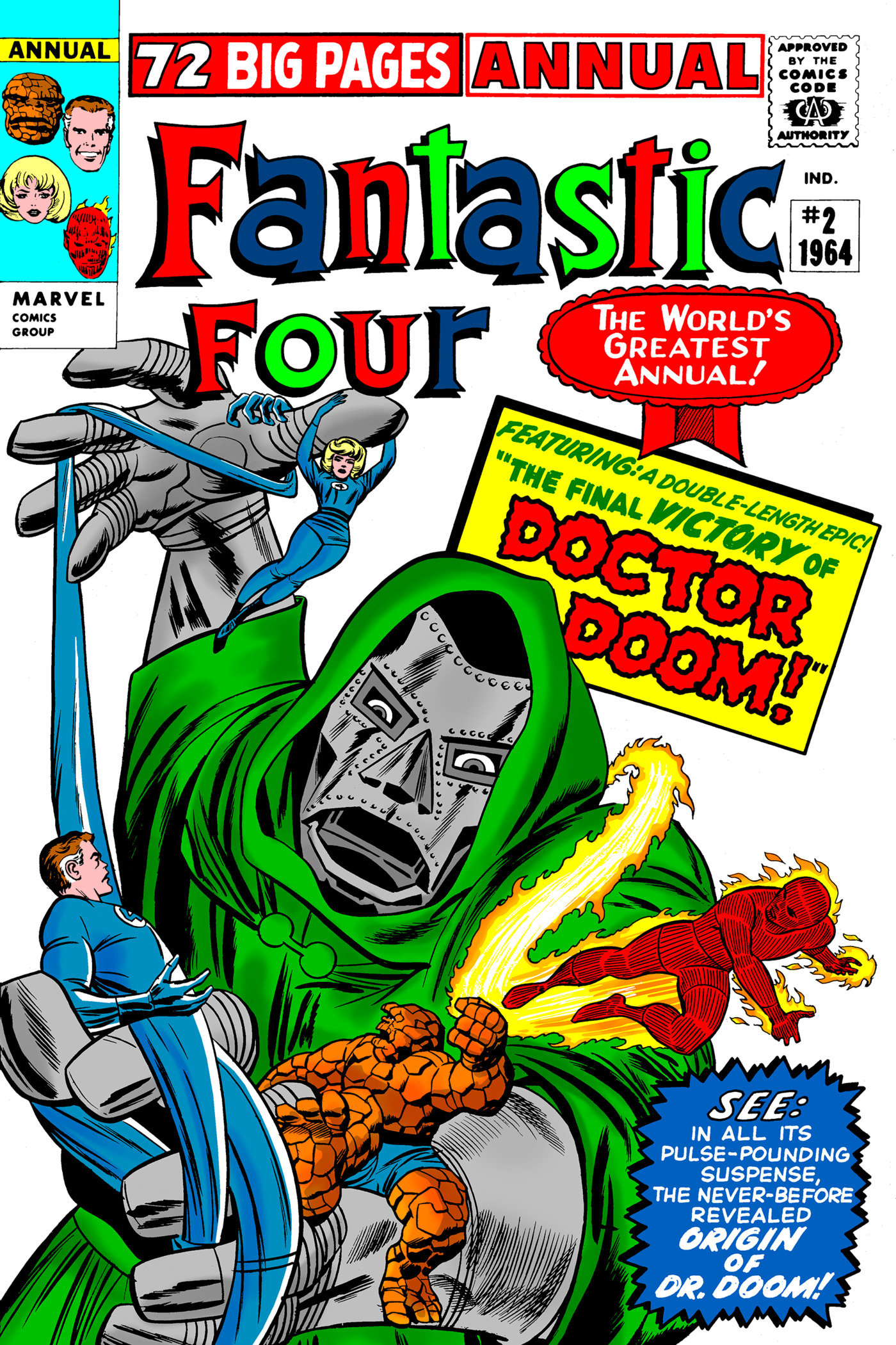 Mighty Marvel Masterworks: The Fantastic Four Volume. 4   The Frightful Four Original Cover [Direct Market Only]