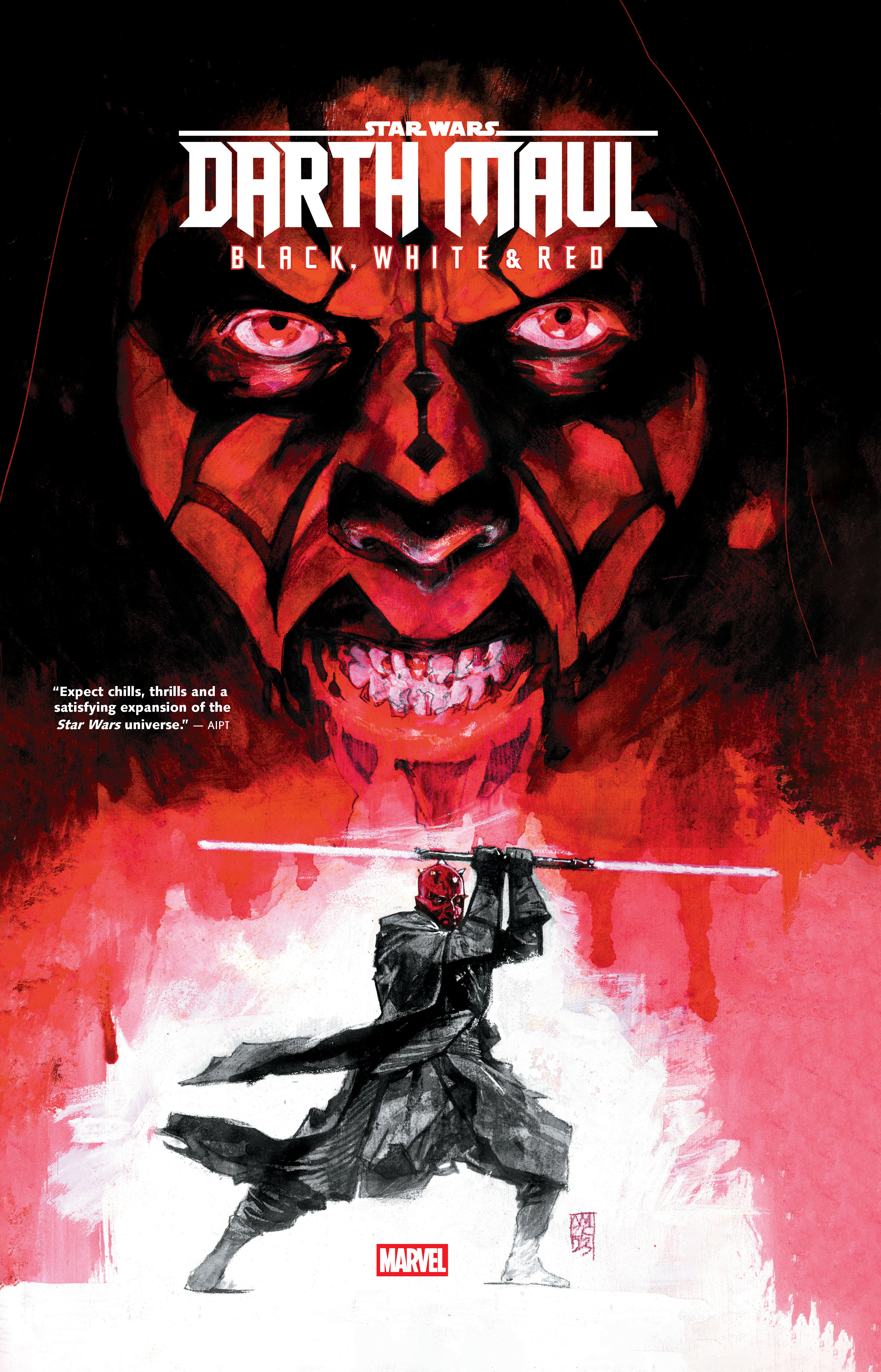 Star Wars Darth Maul Bw & Red Treasury Edition TPB