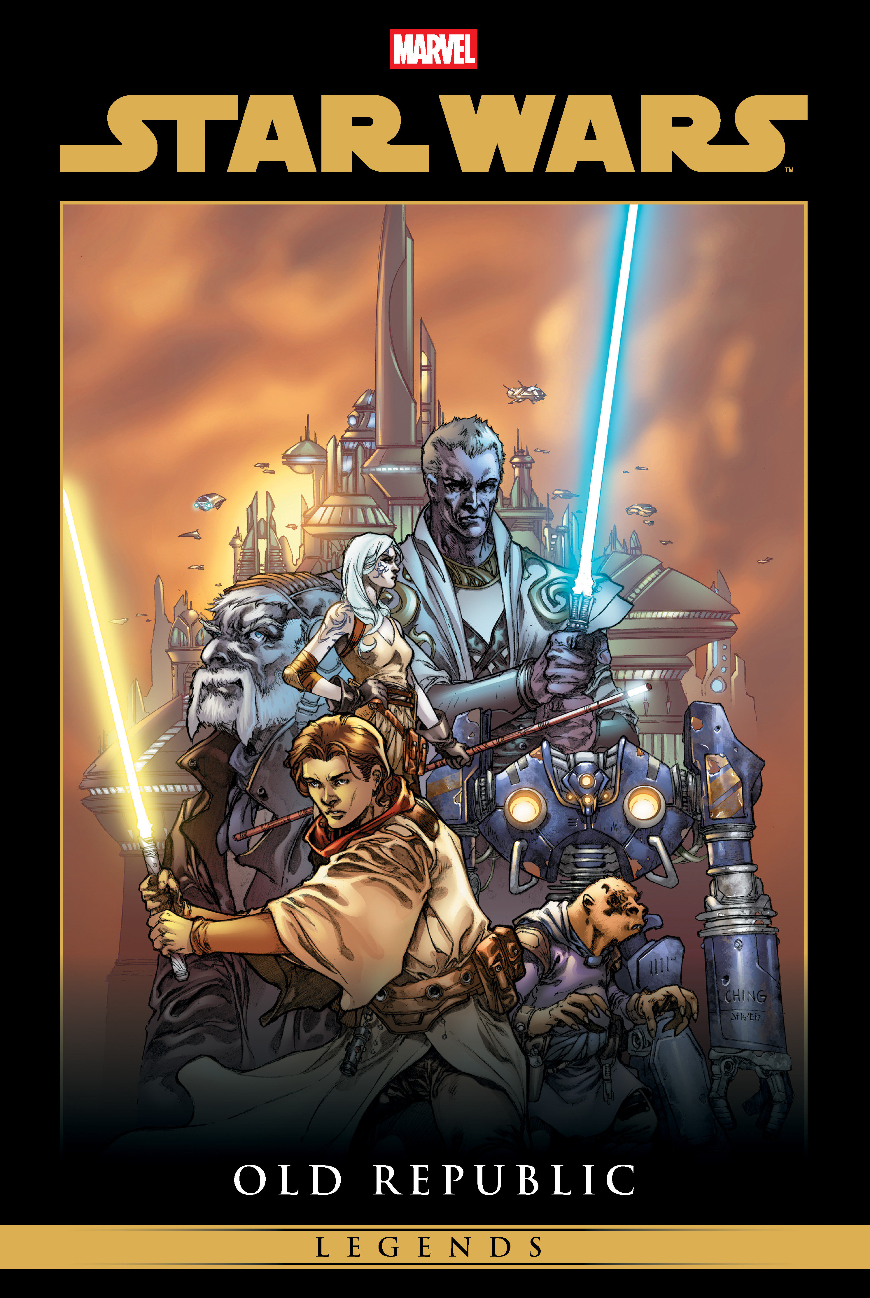 Star Wars Legends Old Republic Omnibus Hardcover Volume 01 Ching Cover