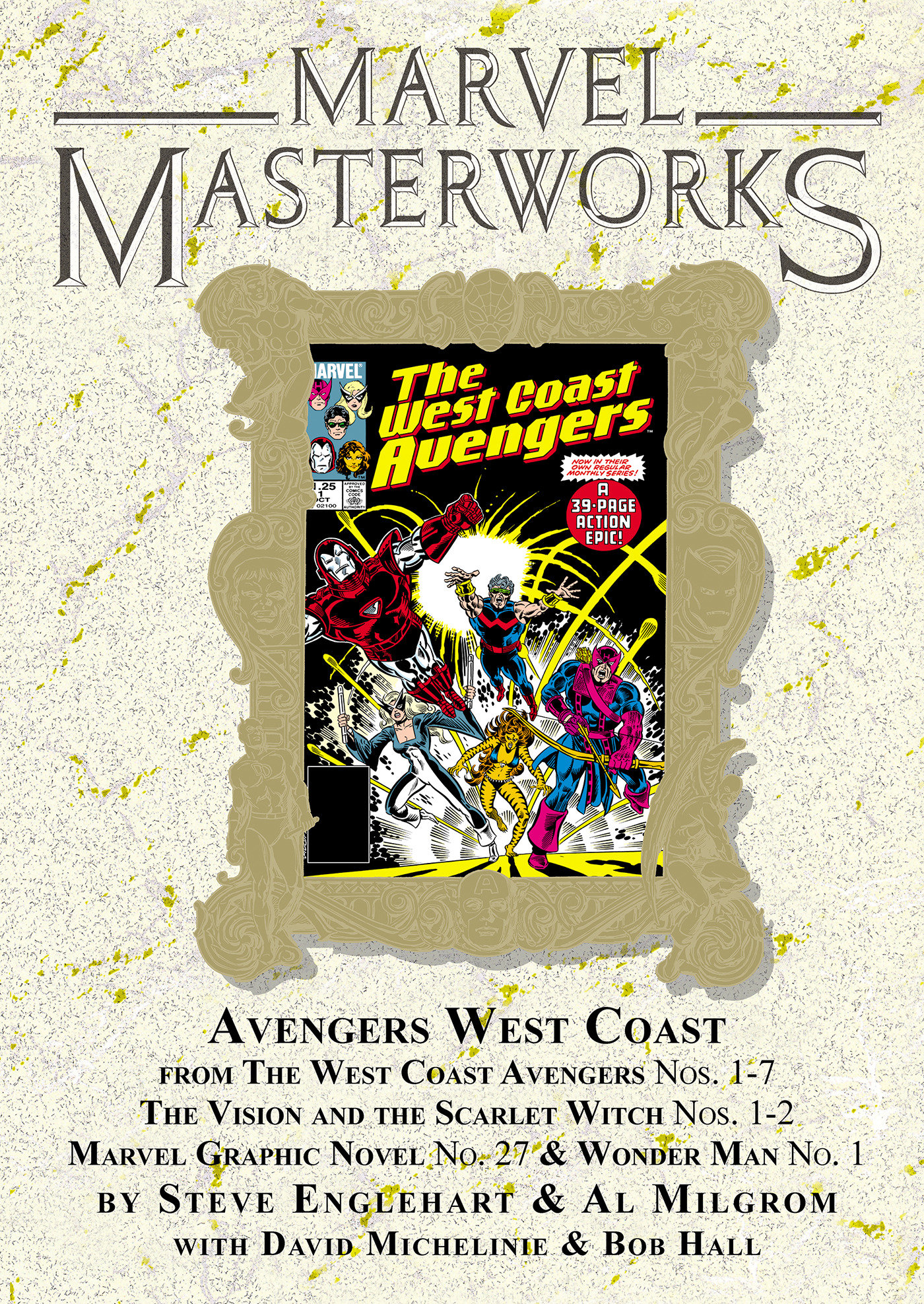 Marvel Masterworks Avengers West Coast Hardcover Volume 01 Volume 375 Direct Market Variant