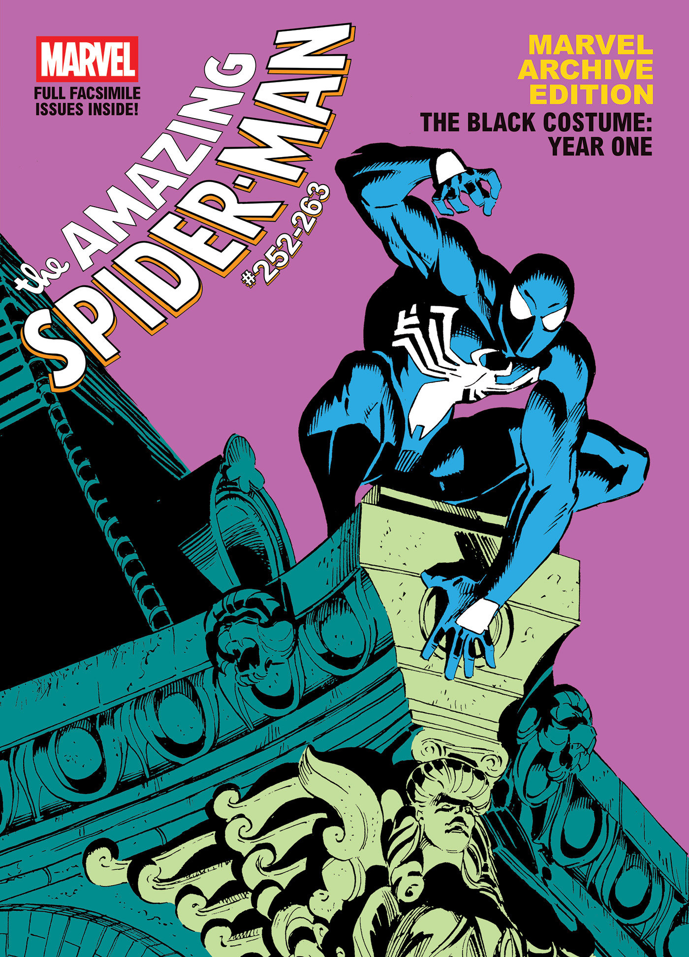 MARVEL ARCHIVE EDITION: AMAZING SPIDER-MAN - THE BLACK COSTUME: YEAR ONE GALLERY EDITION RON FRENZ ORIGINAL COLLECTION COVER [DM ONLY]