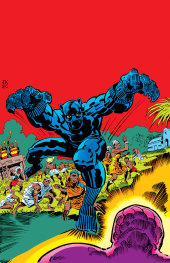 BLACK PANTHER: REVENGE OF THE BLACK PANTHER OMNİBUS JACK KİRBY COVER [DM ONLY] - PRE ORDER/ÖN SİPARİŞ [JUL25]