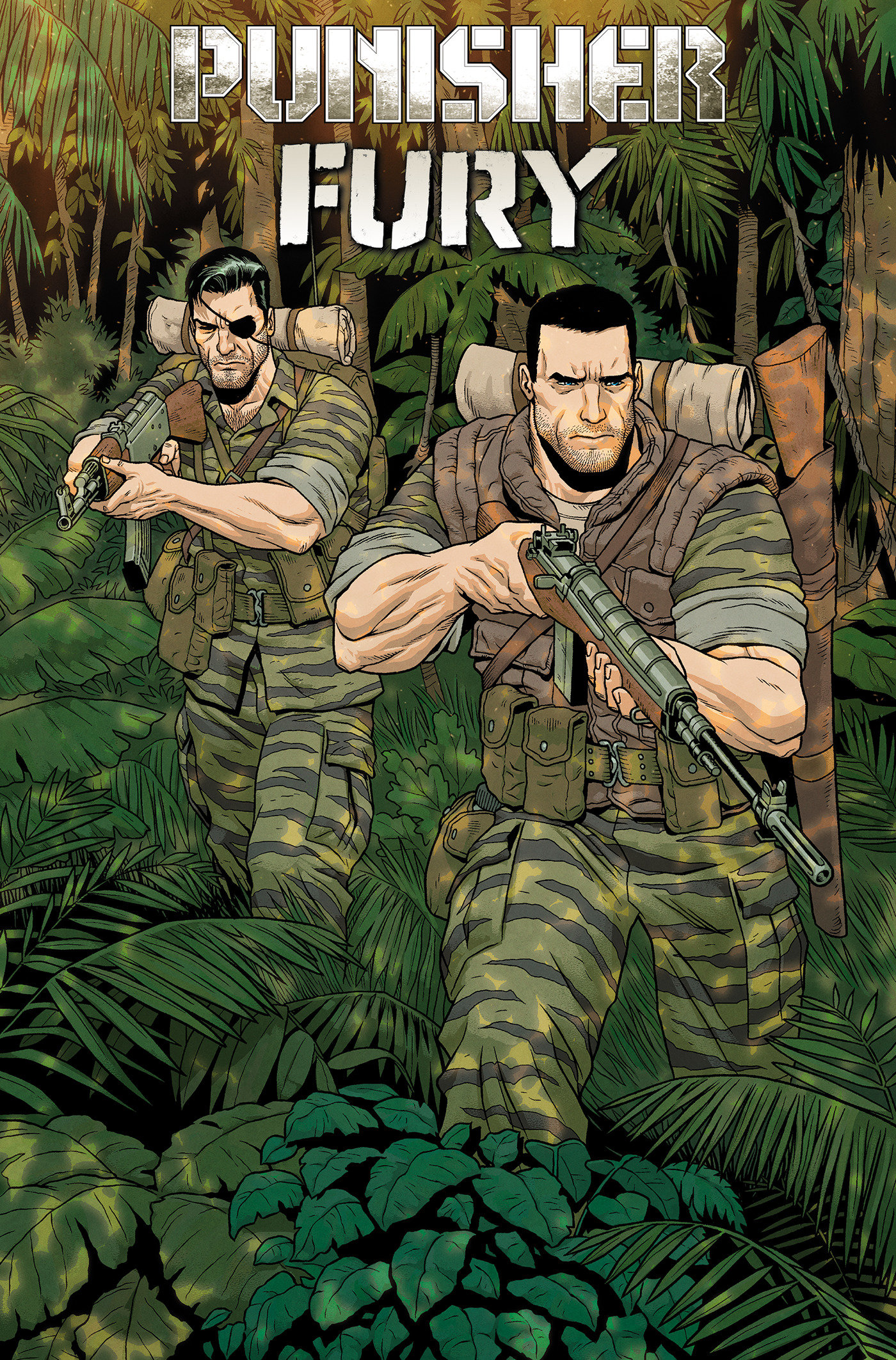 Punisher & Fury Max By Garth Ennis Omnibus Variant Jacen Burrows Cover [Direct Market Only]