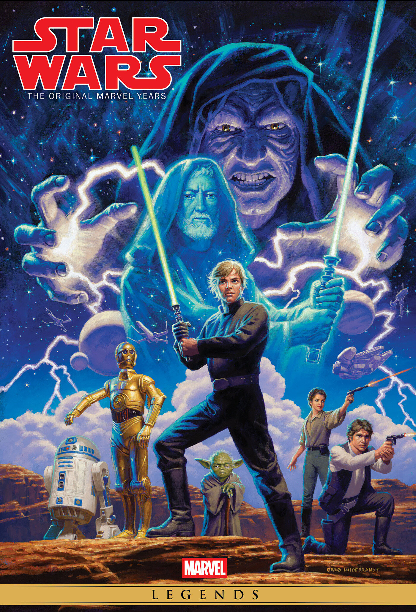 Star Wars: The Original Marvel Years Omnibus Volume. 3 Greg Hildebrandt Cover [New Printing, Direct Market Only]