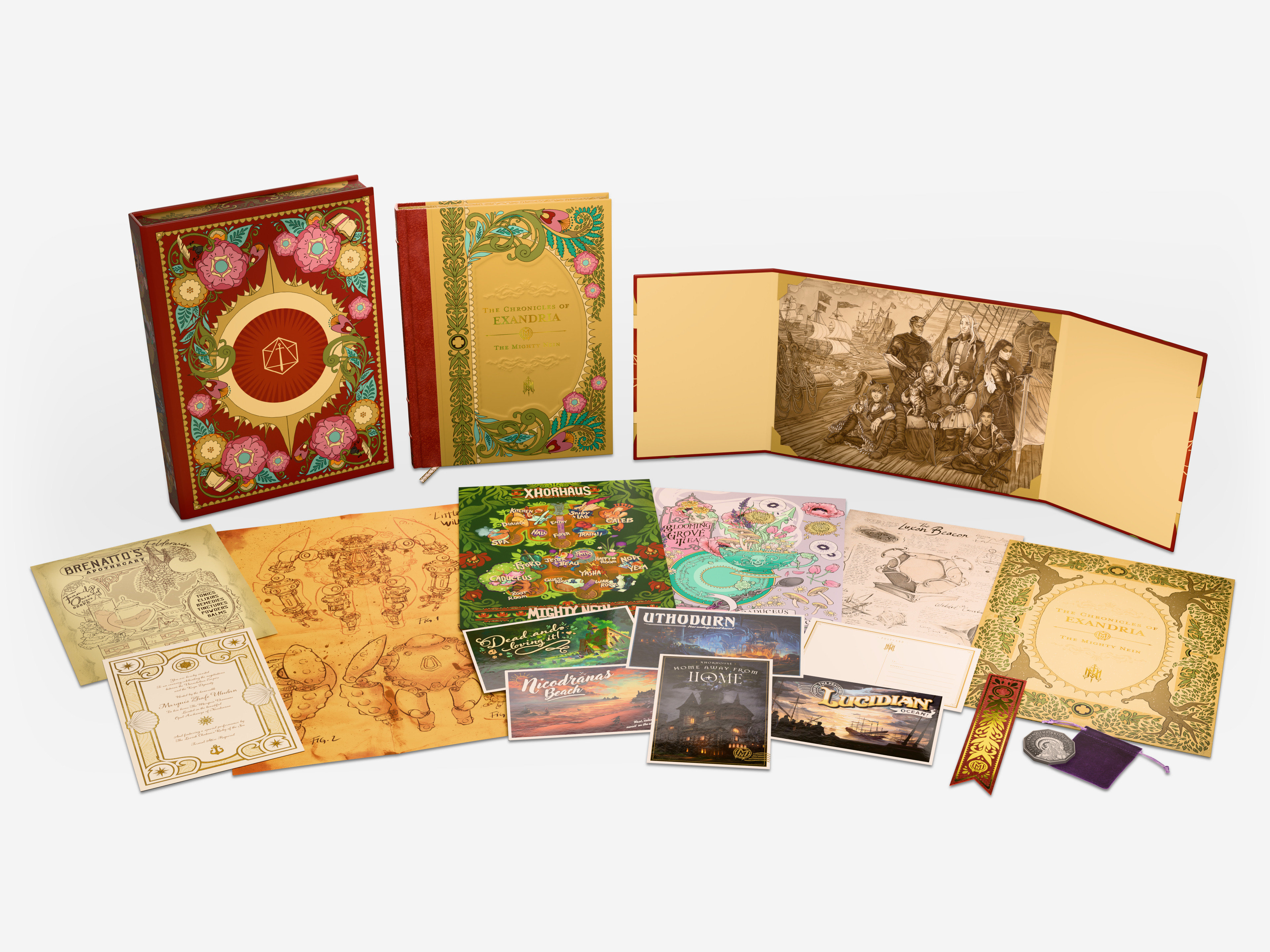 Critical Role Chronicles Of Exandria Mighty Nein Hardcover Volume 02 D