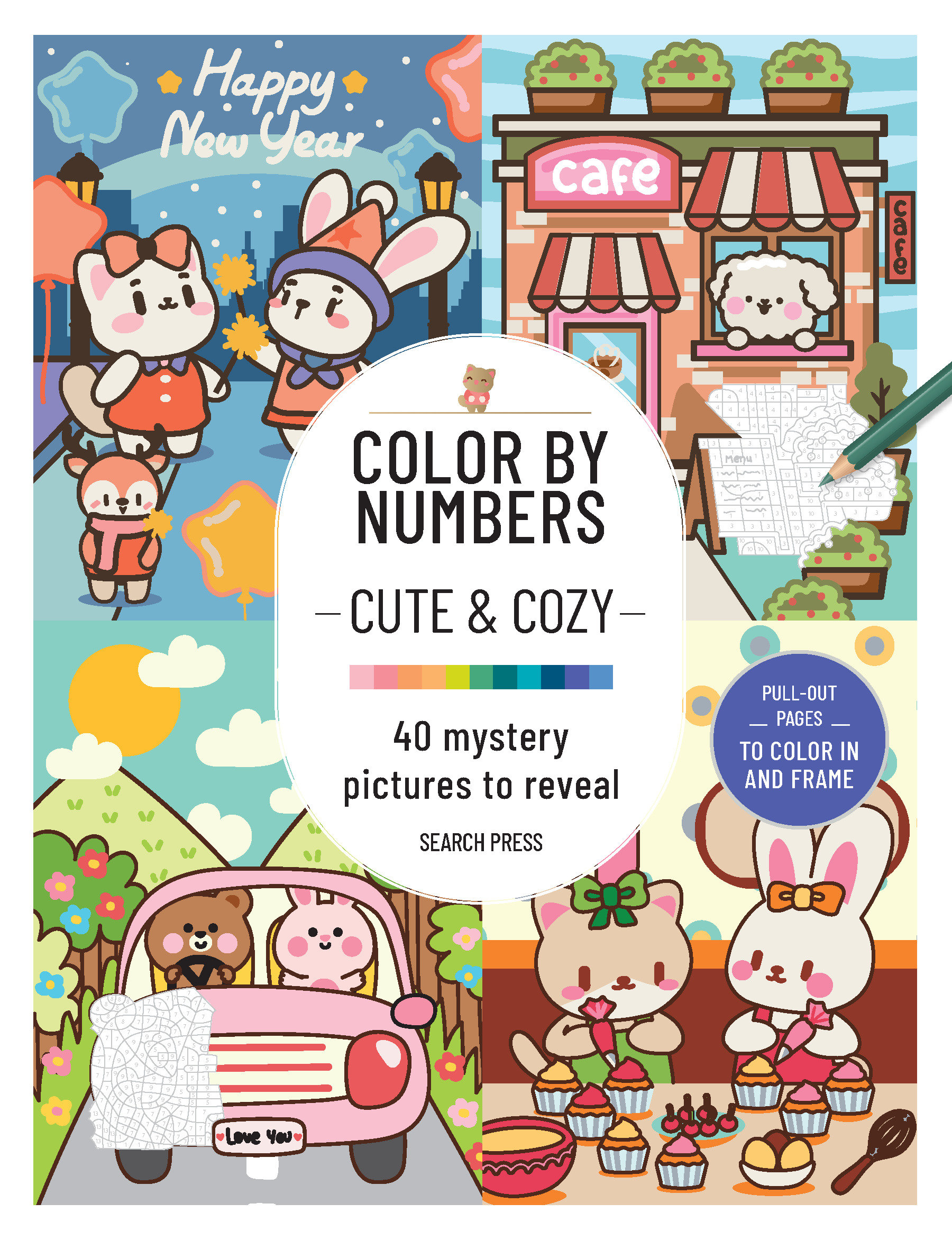 Color By Numbers Cute And Cozy