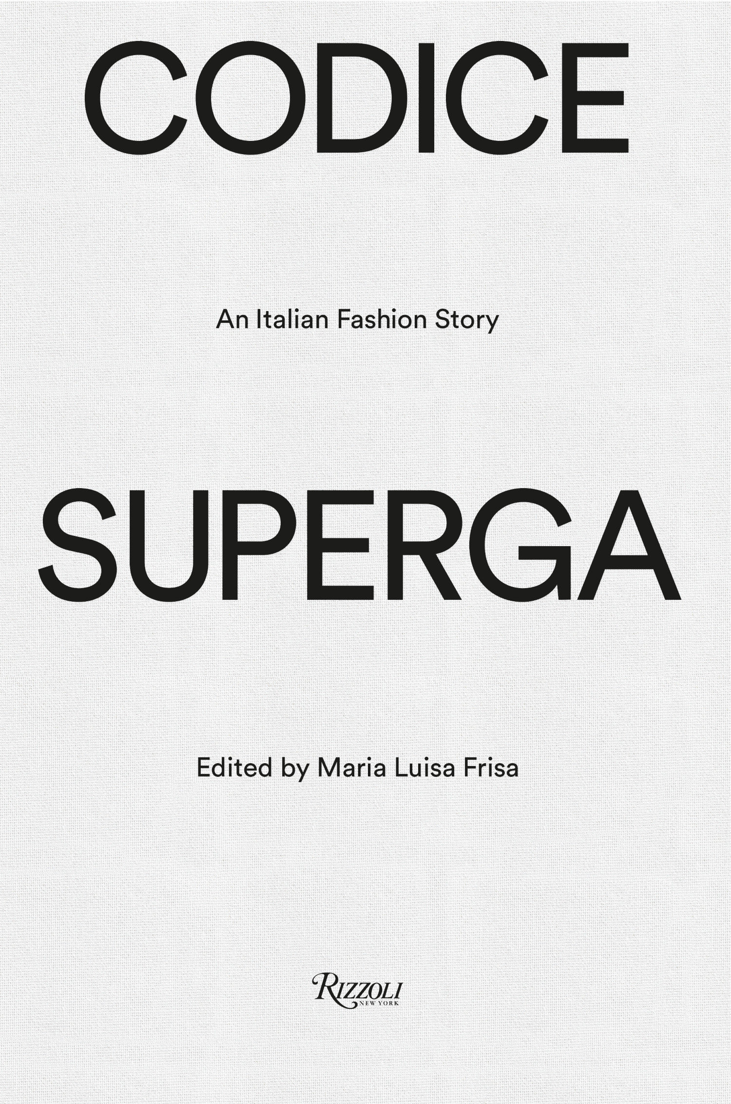 CODICE SUPERGA