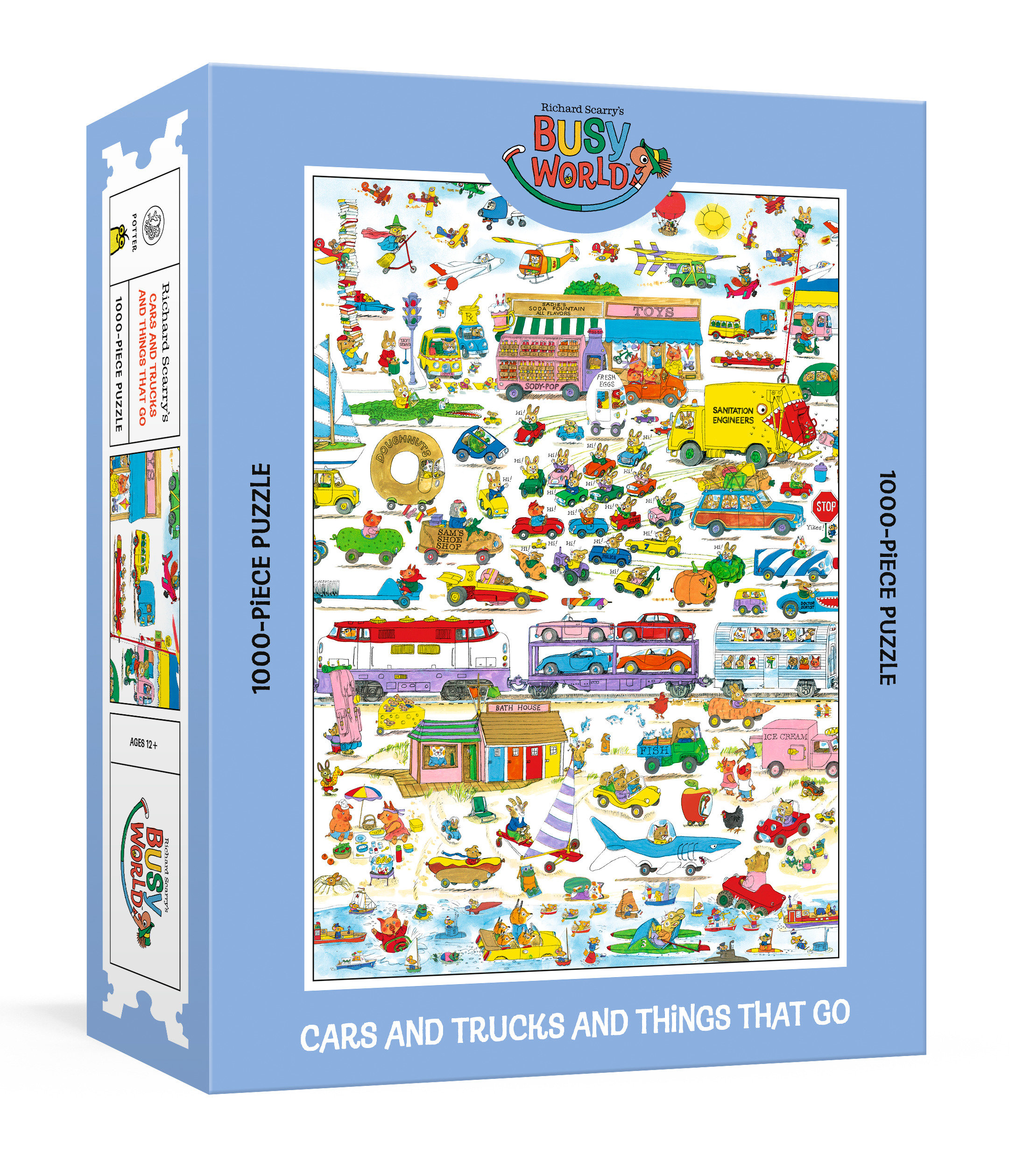 Richard Scarry's Cars And Trucks And Things That Go: 1000 Piece Puzzle