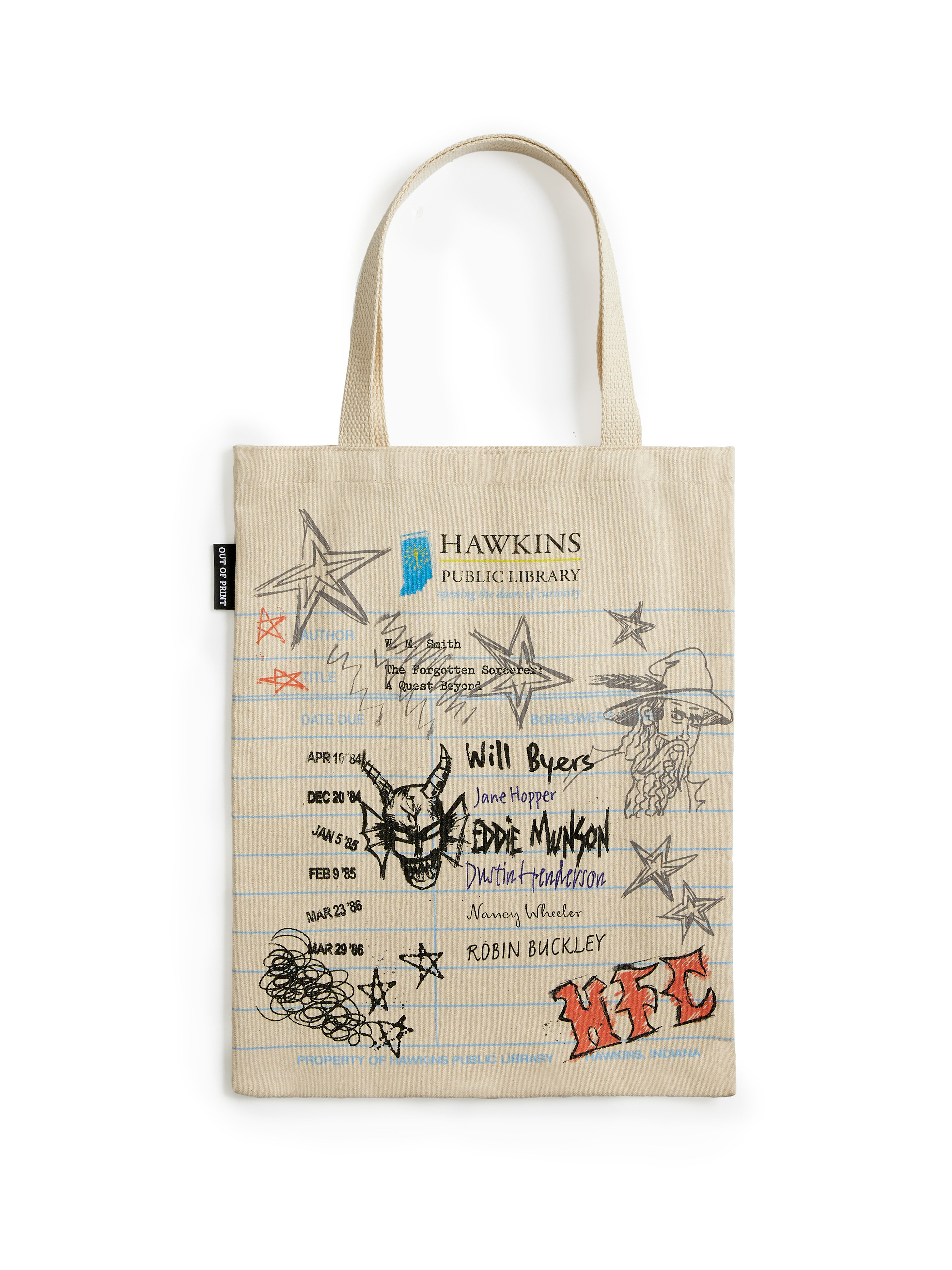 Weekly Pull list - Stranger Things: Hawkins Public Library Tote Bag