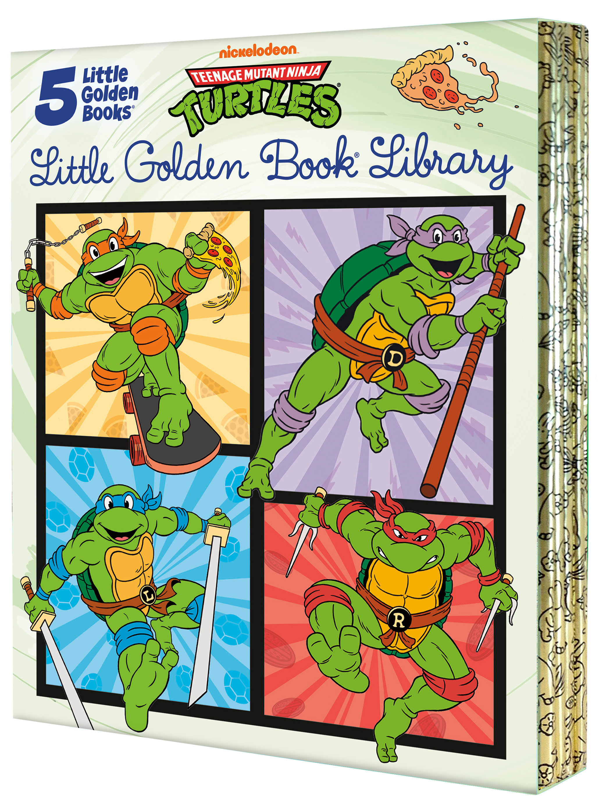 Teenage Mutant Ninja Turtles Little Golden Book Library