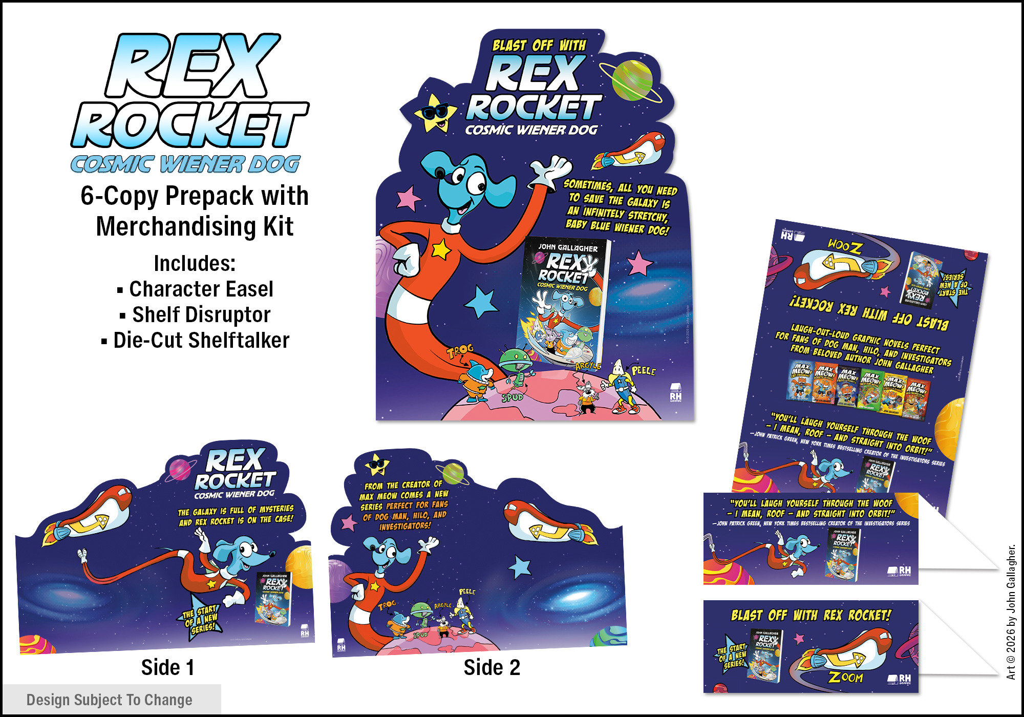 Rex Rocket: Cosmic Wiener Dog 6 Copy Prepack With Merchandising Kit