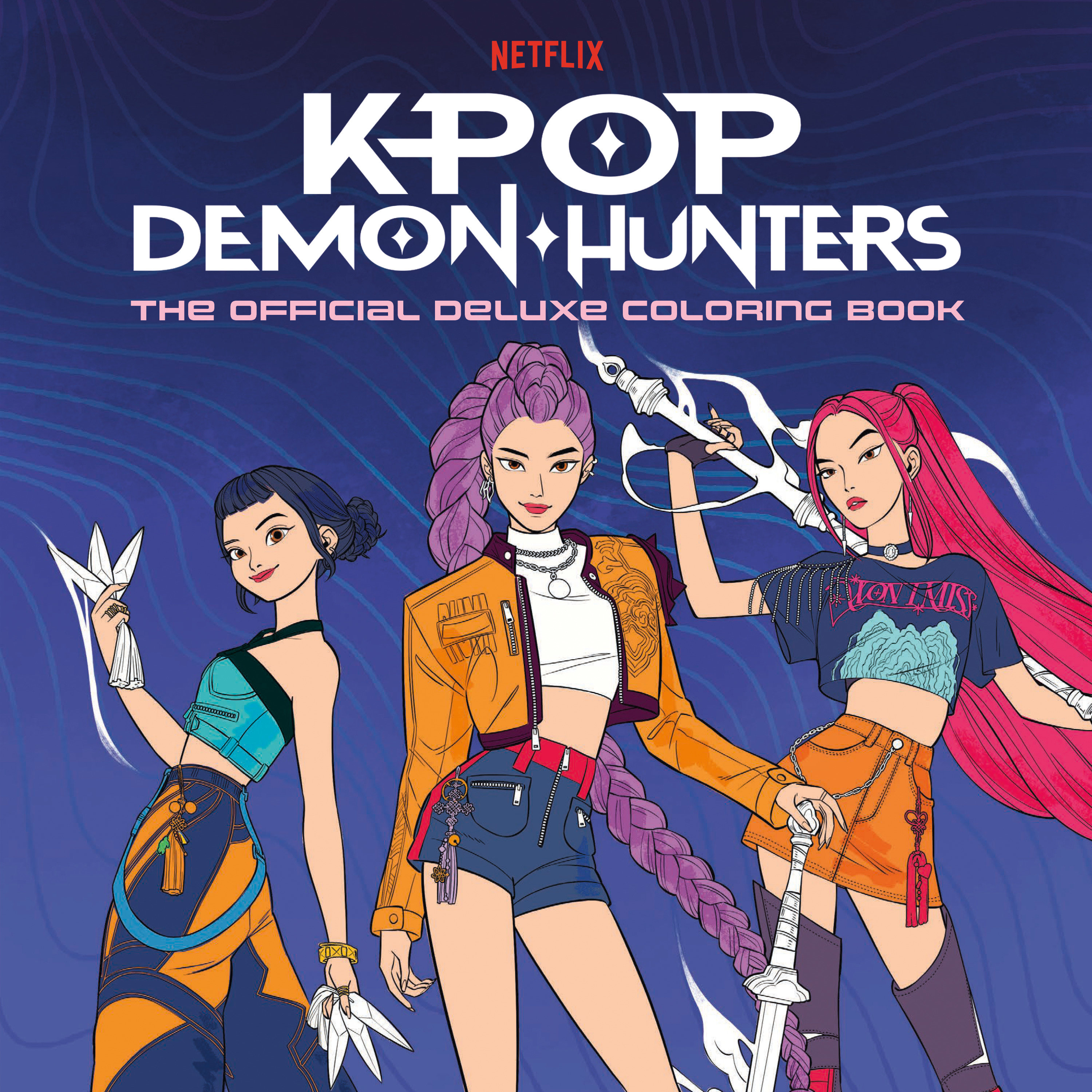 K Pop Demon Hunters: The Official Deluxe Coloring Book