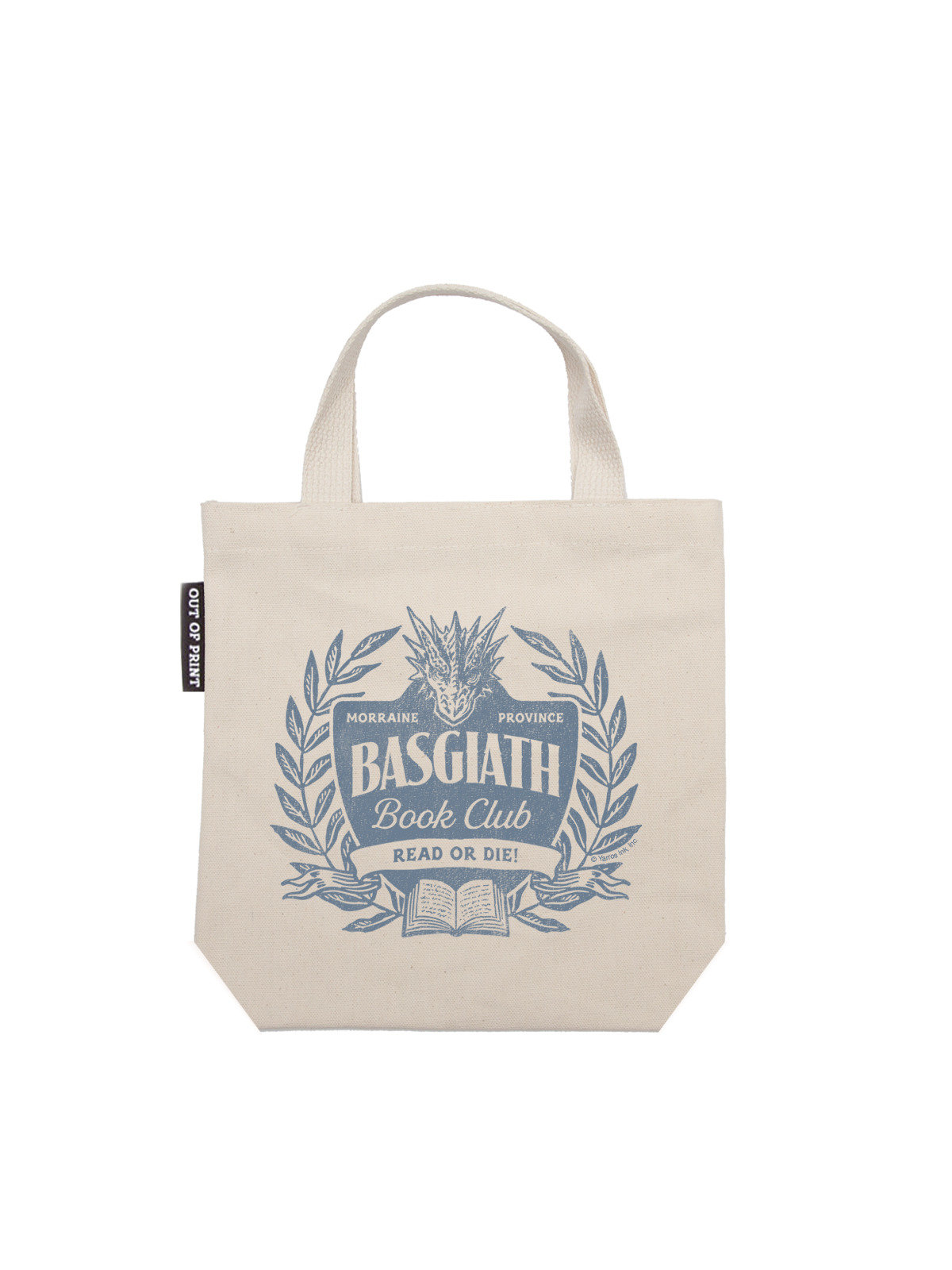 Rebecca Yarros's Fourth Wing: Basgiath Book Club Mini Tote Bag