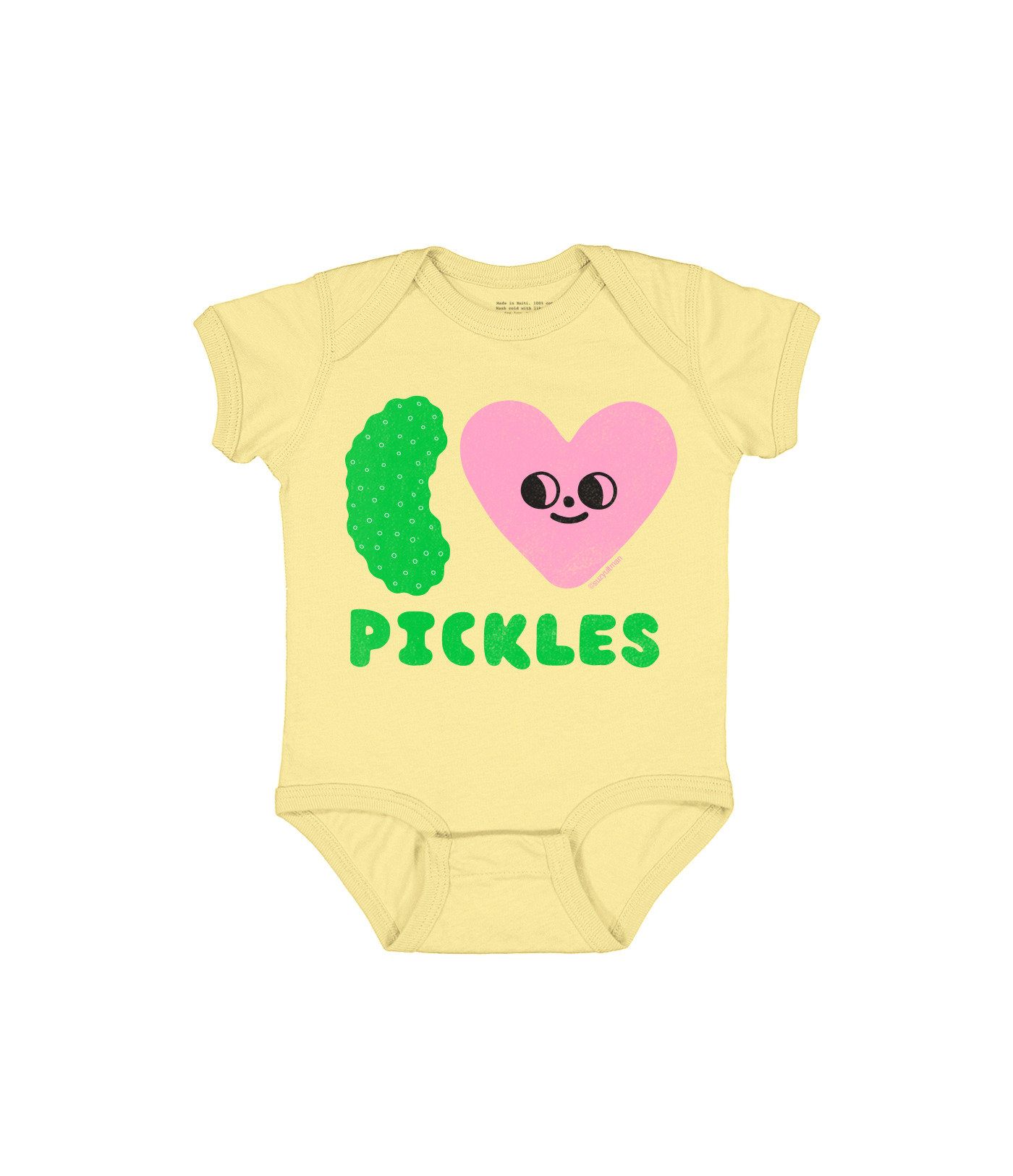 Suzy Ultman: I Heart Pickles Baby Bodysuit   12 Mo