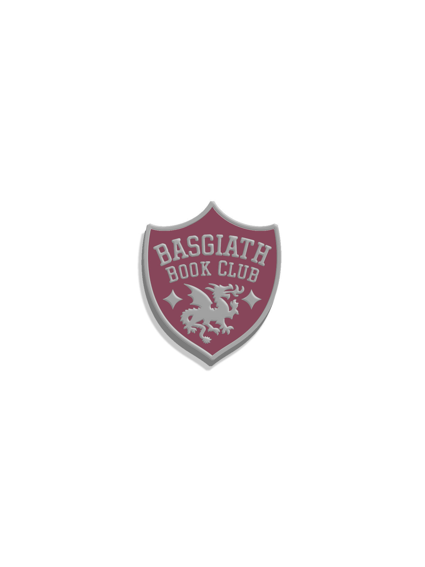 Rebecca Yarros's Fourth Wing: Basgiath Book Club Enamel Pin