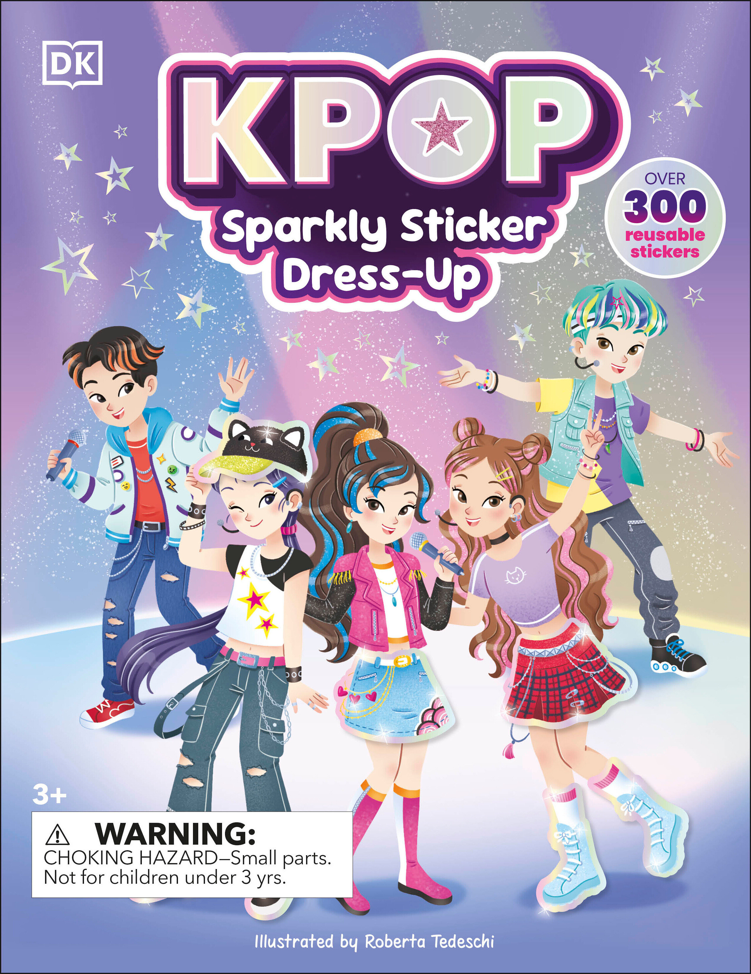 K Pop Sparkly Sticker Dress Up