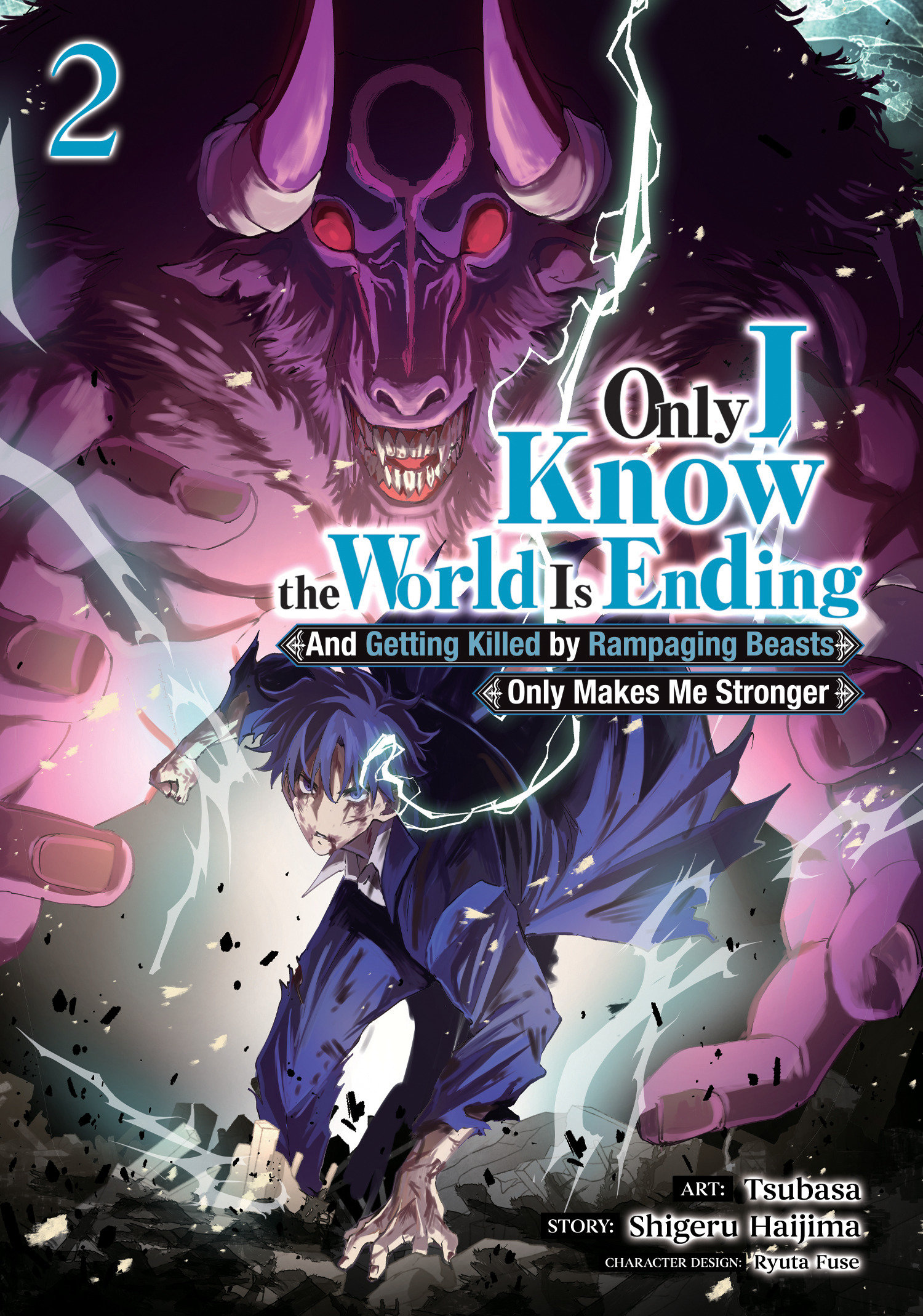 Weekly Pull list - Only I Know the World Is Ending and Getting Killed by Rampaging Beasts Only Makes Me Stronger (Manga) Vol. 2